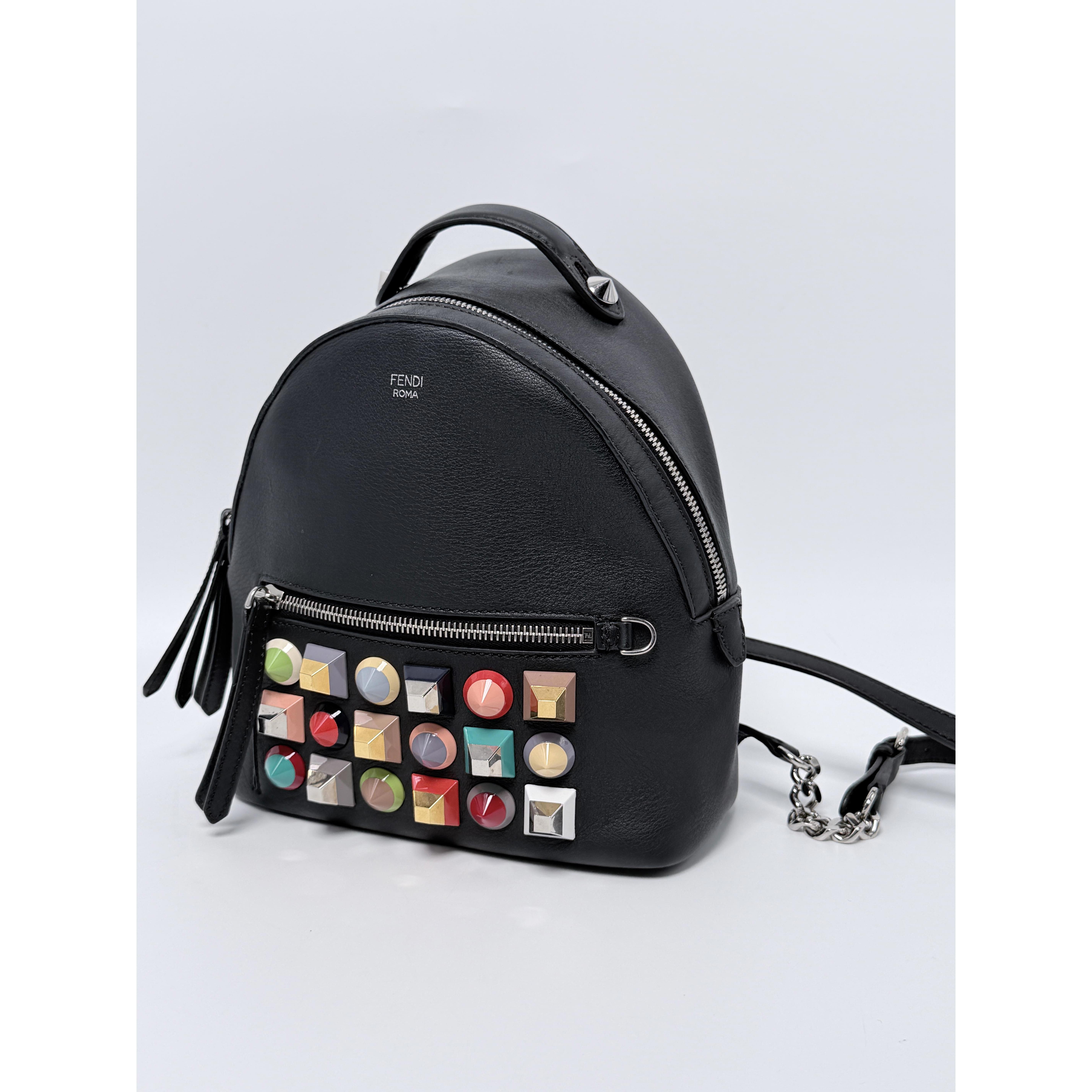 By The Way Mini Studded Backpack Black JD006FD
