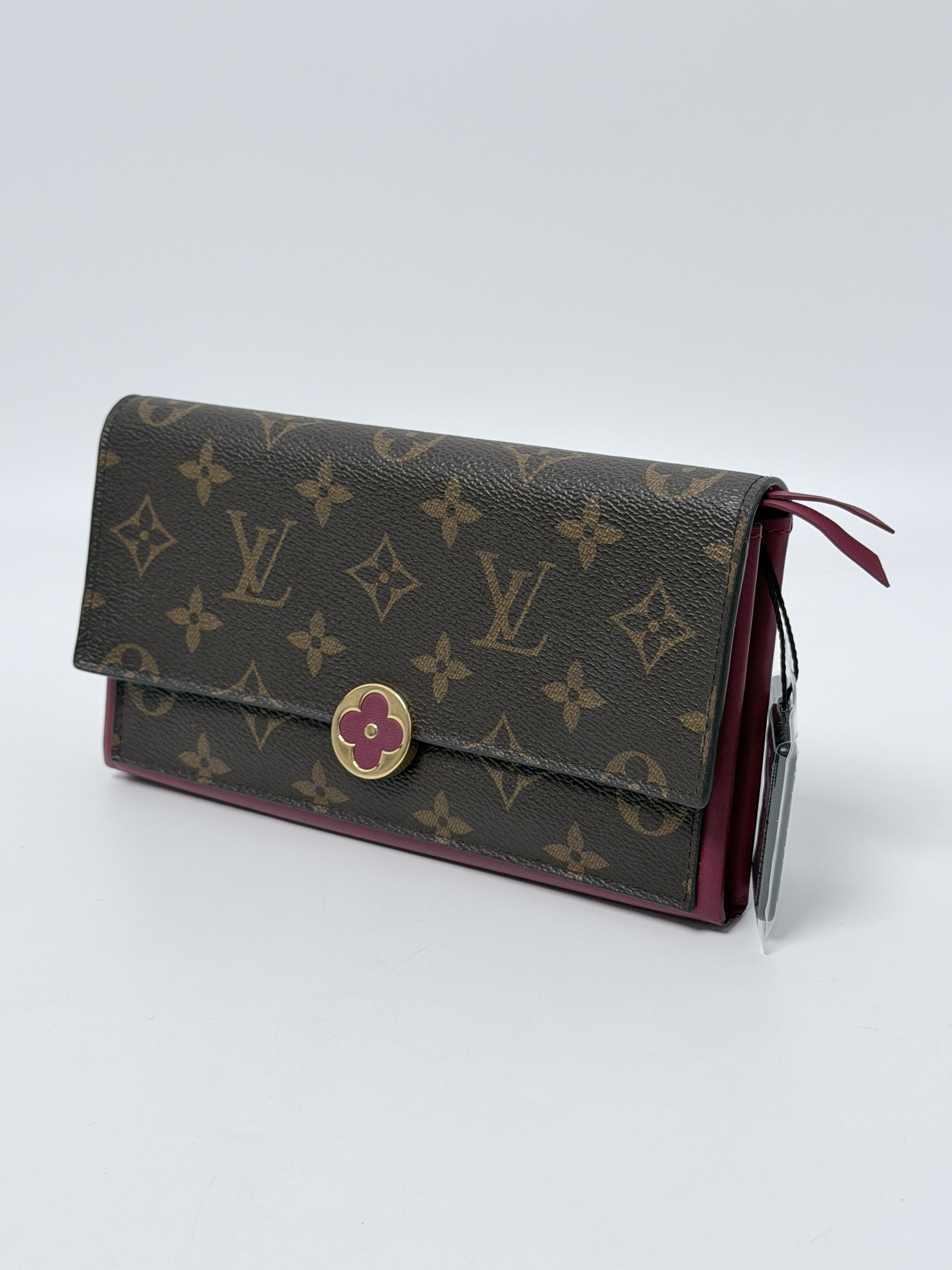 Monogram Pallas Long Wallet Flap Push Lock Gold HW JD1015LV