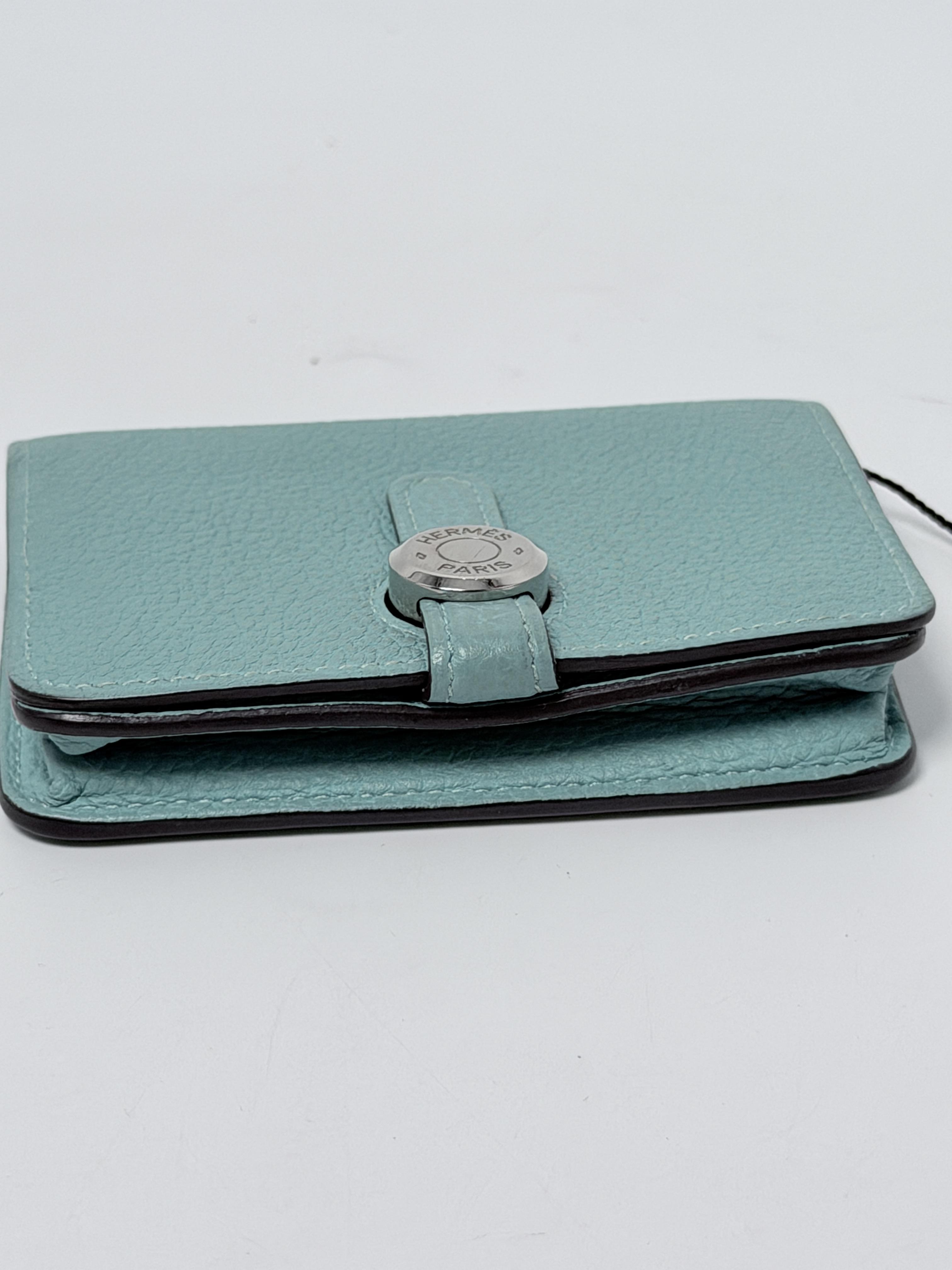 Bleu Atoll Dogon Compact Bifold Silver Hardware JE710HH