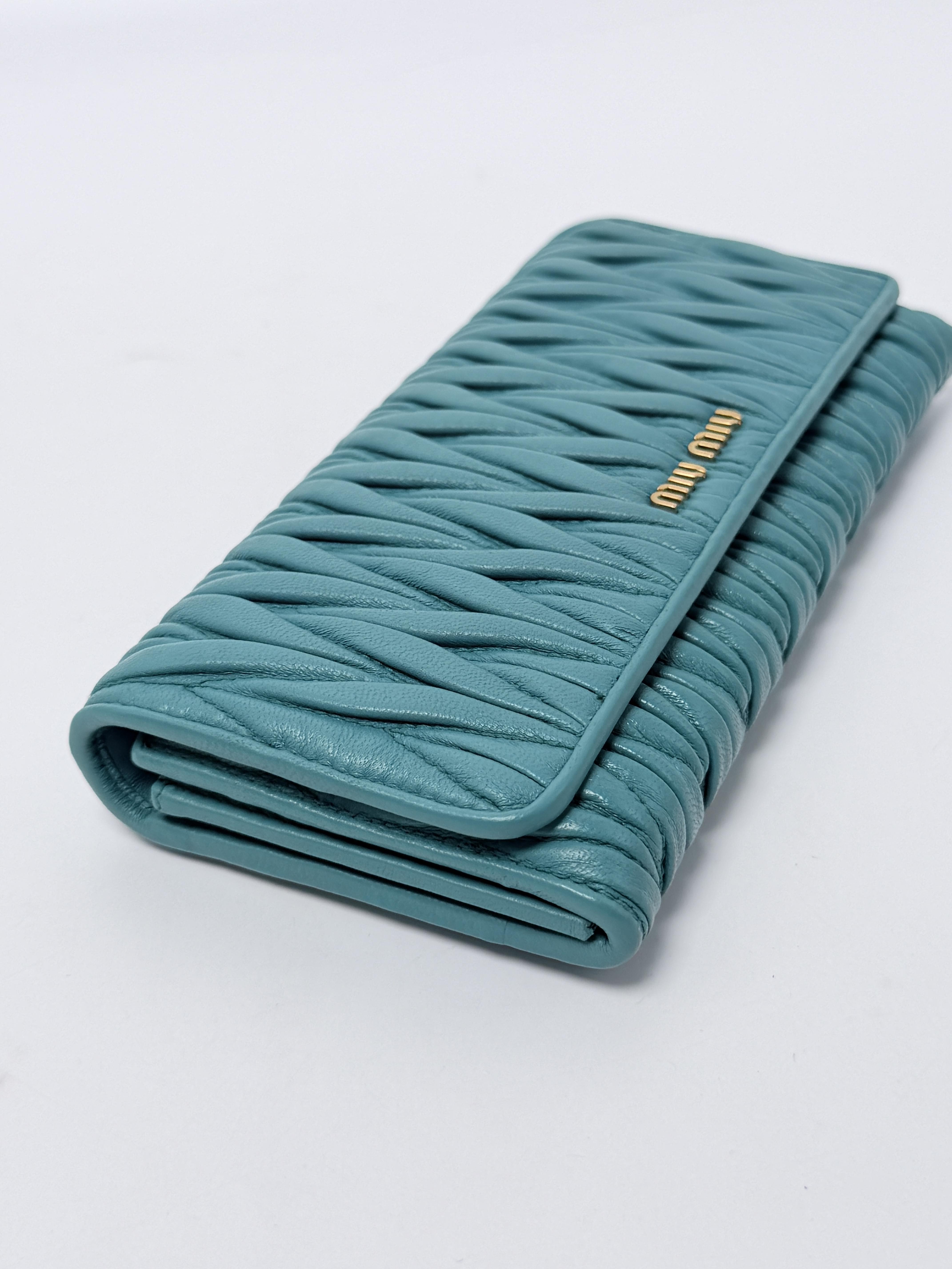 Matelasse Nappa Continental Flap Long Wallet JD1602MM