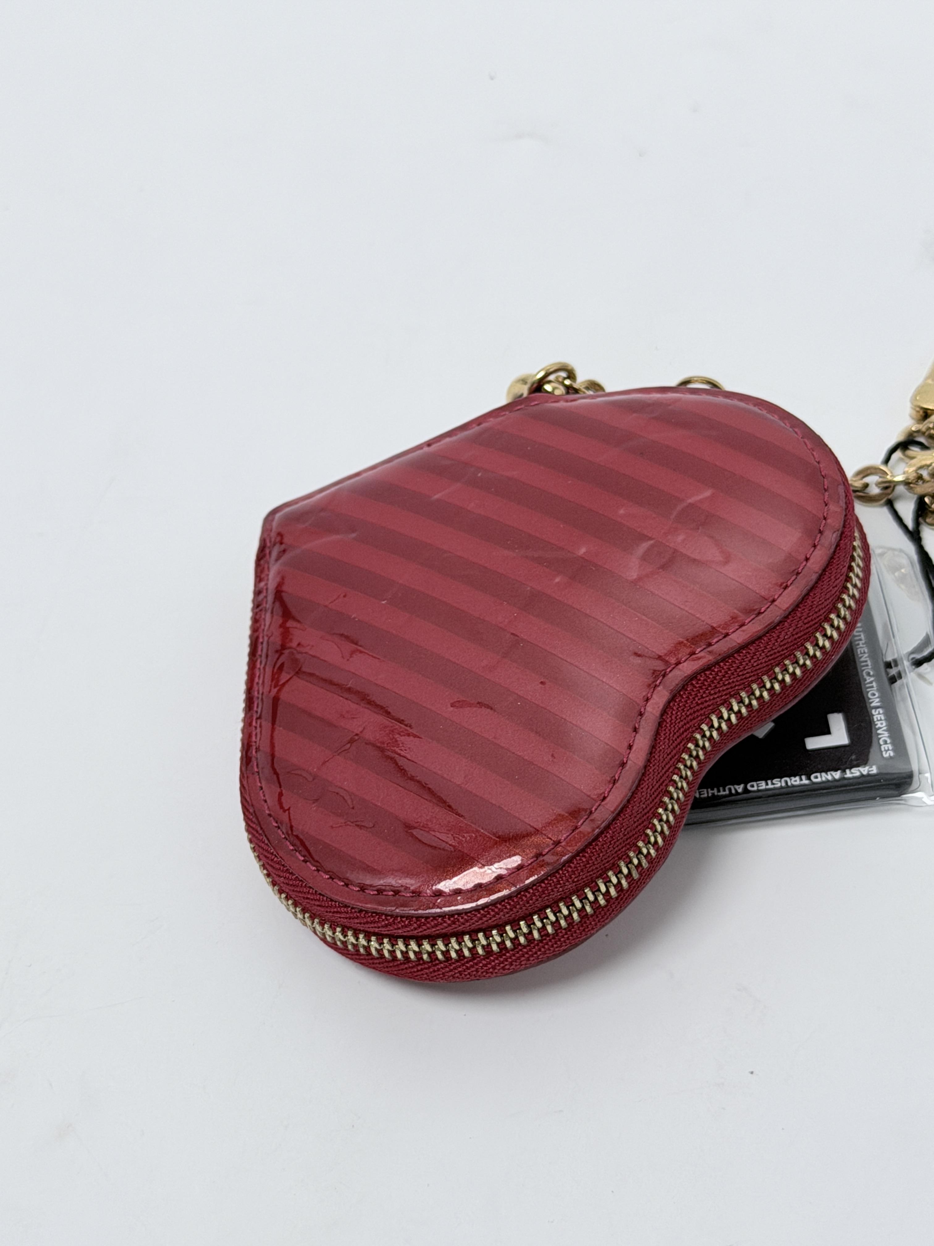 Limited Edition Pomme d’Amour Rayures Heart Coin Bag JD1650LV