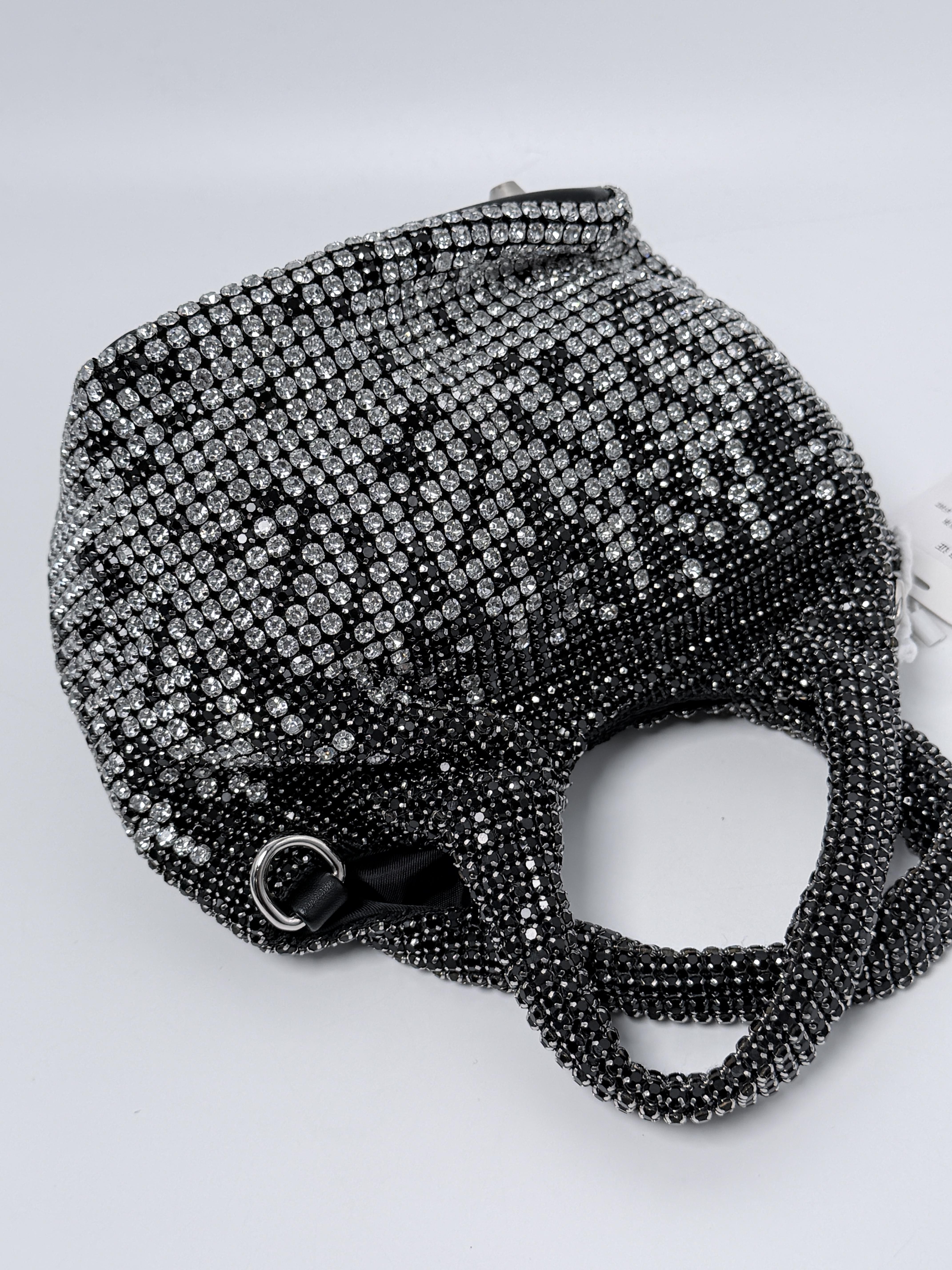 VIFOLO Crystal-Embellished Shoulder Bag Top Handle Handbag VFL003-1