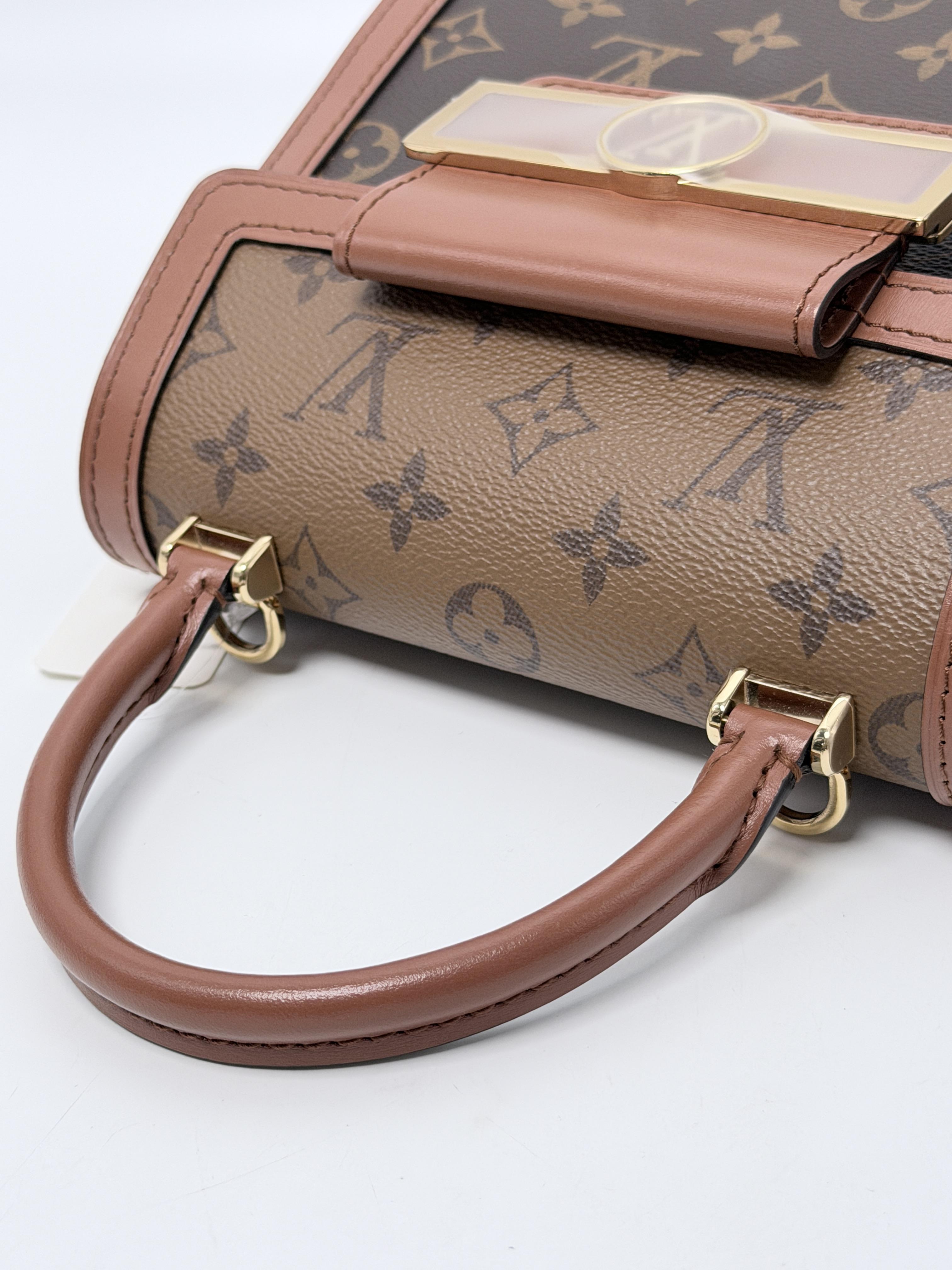 Dauphine Capitale Monogram Reverse Top Handle Bag ZS114LV