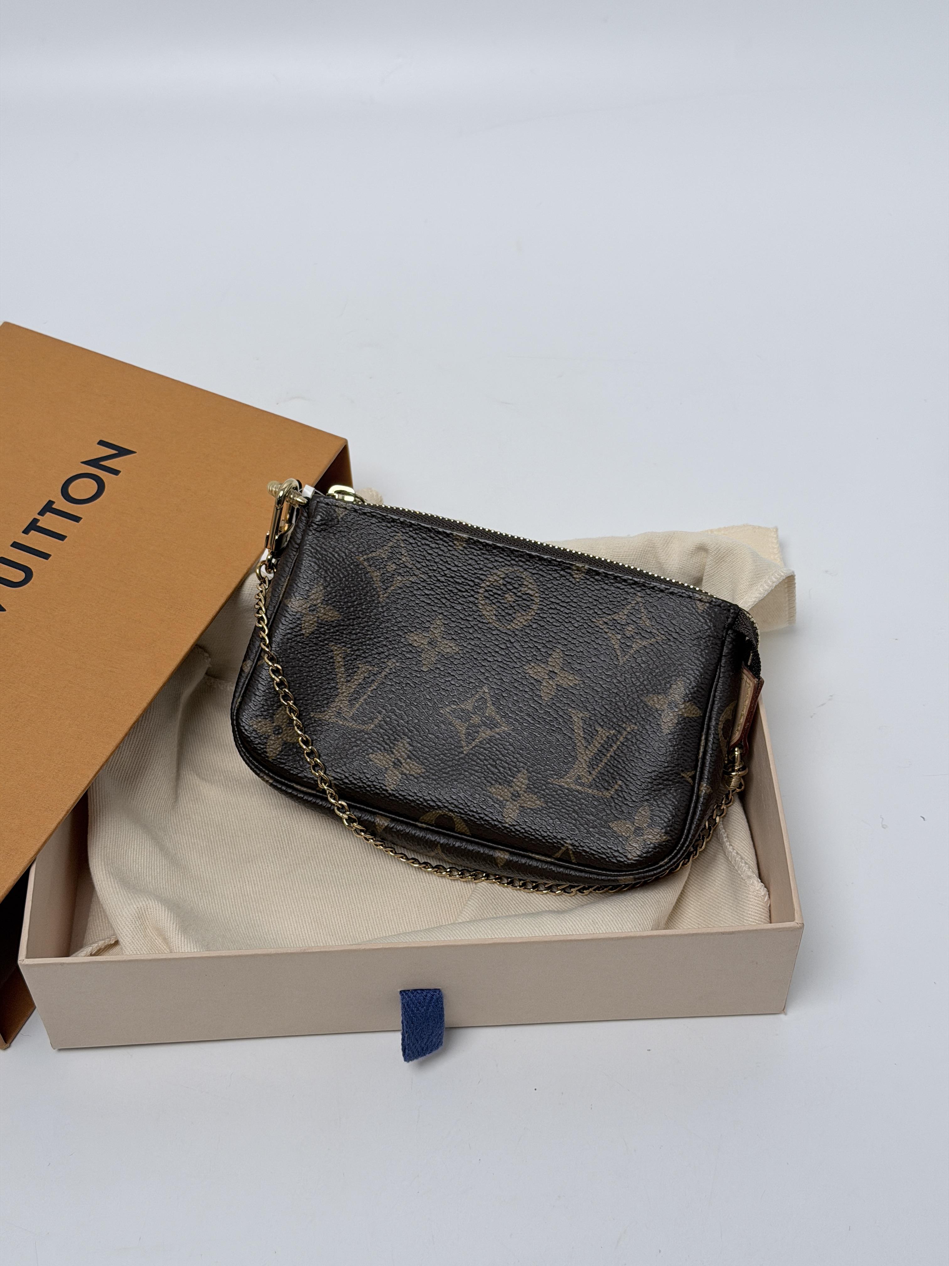 Monogram Canvas Mini Pochette Accessoires Chain Bag JA1360LV