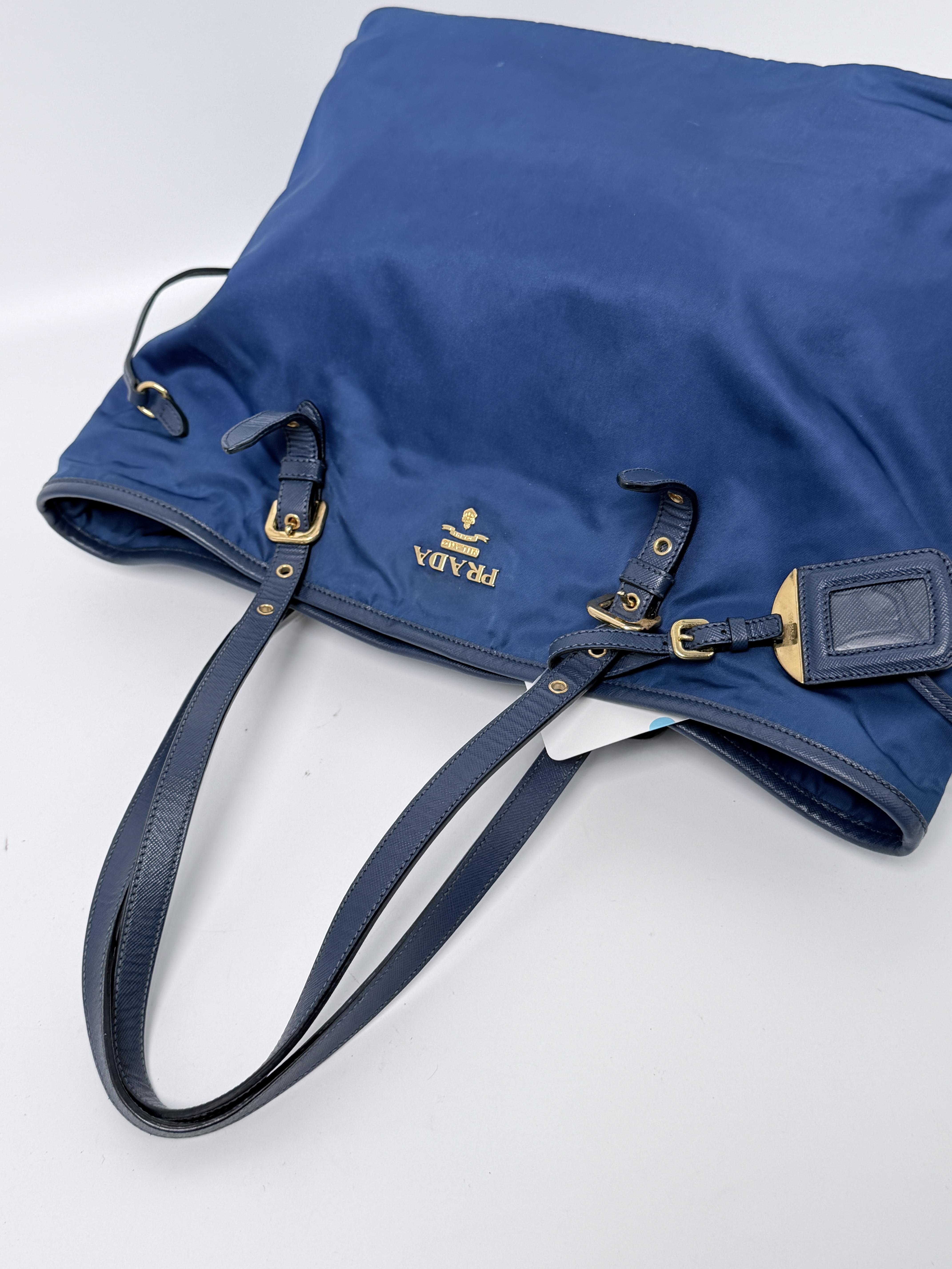 Pre-owned PRADA Nylon Tote Bags Tessuto Shopping Tote Bag ZS042PR