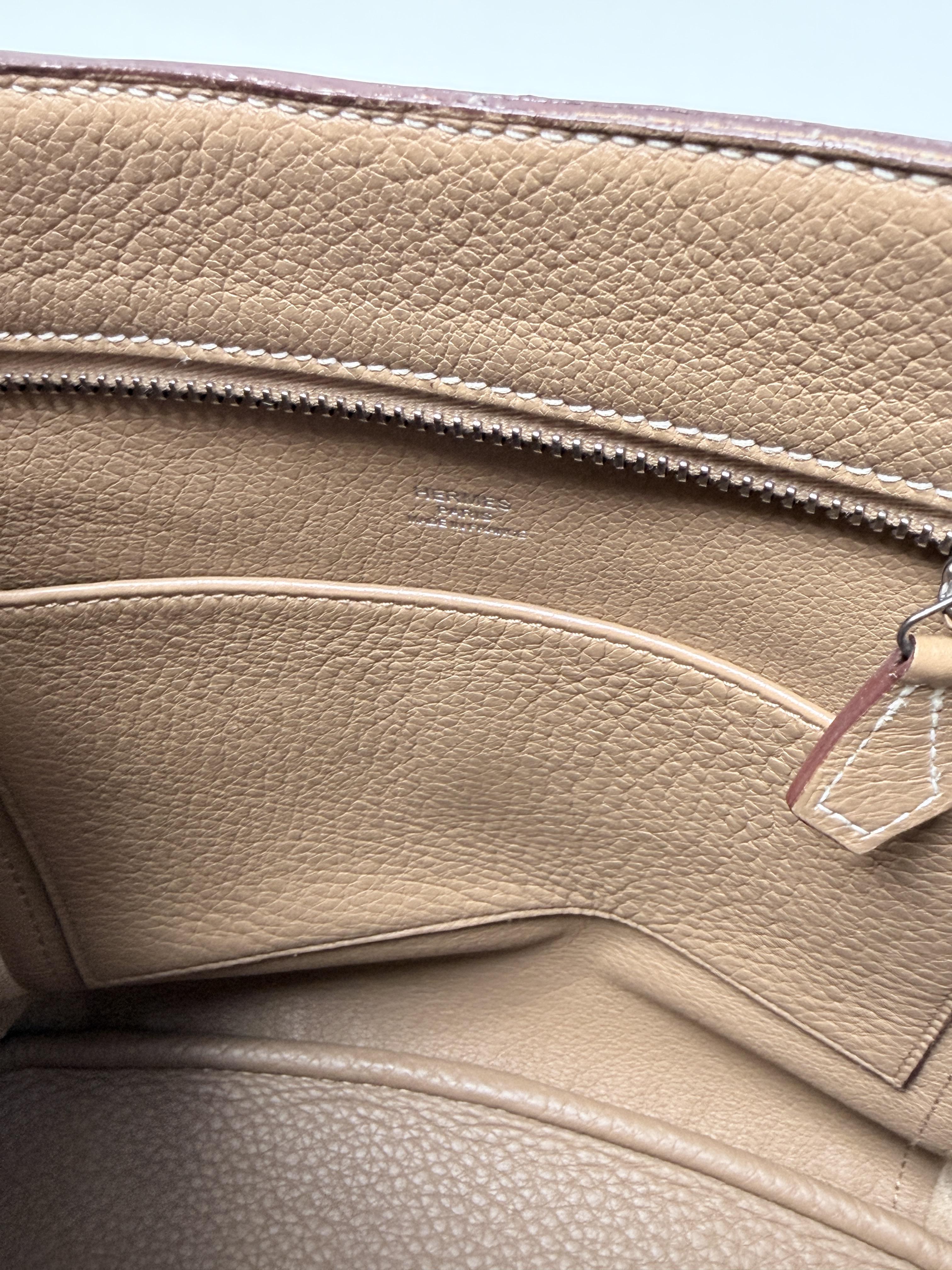Hermes Marwari Shoulder Bag Tan Gold Adjustable Strap JP004HM