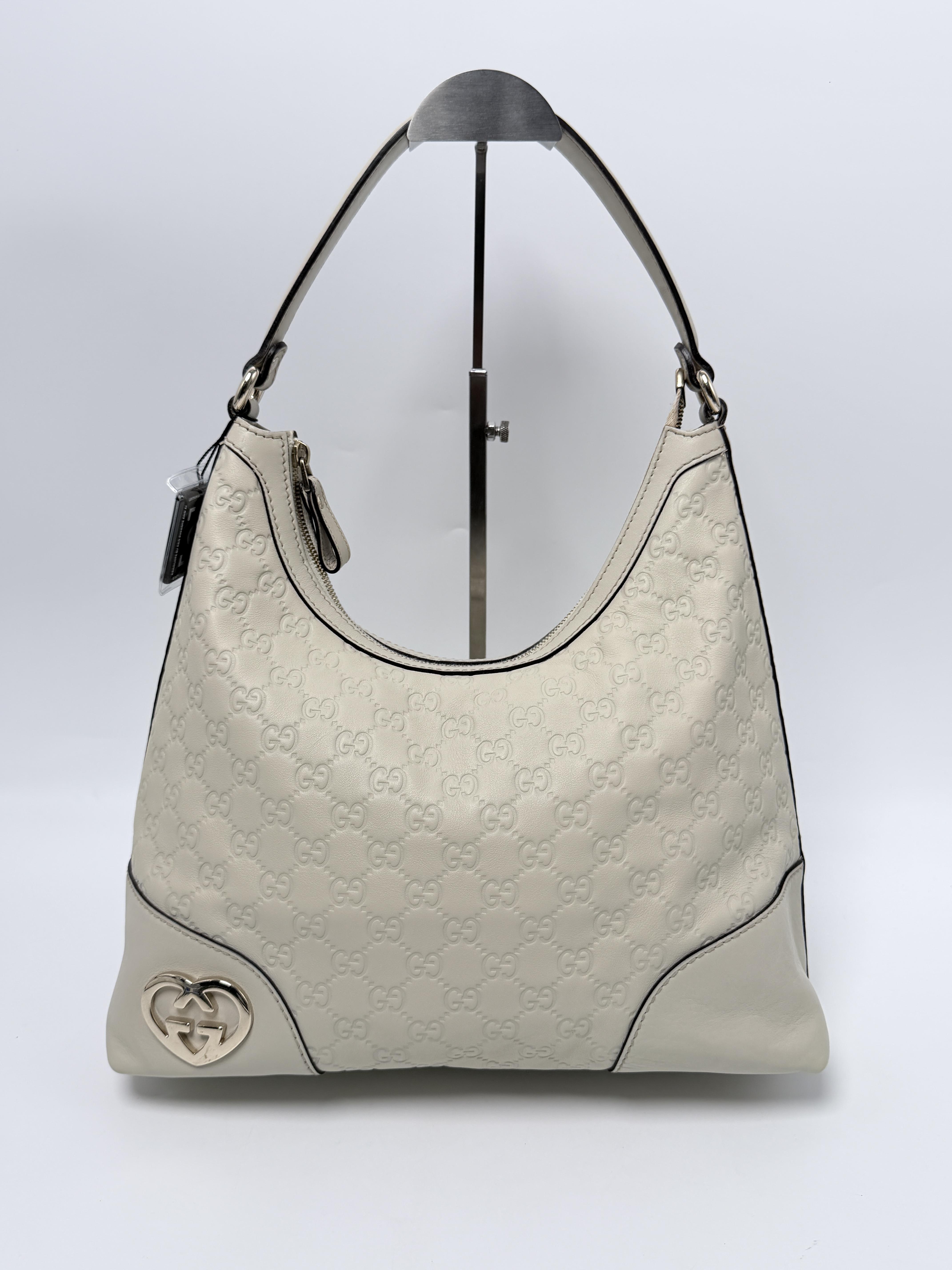 Guccissima Lovely Heart Medium Hobo Bag JD1369GG