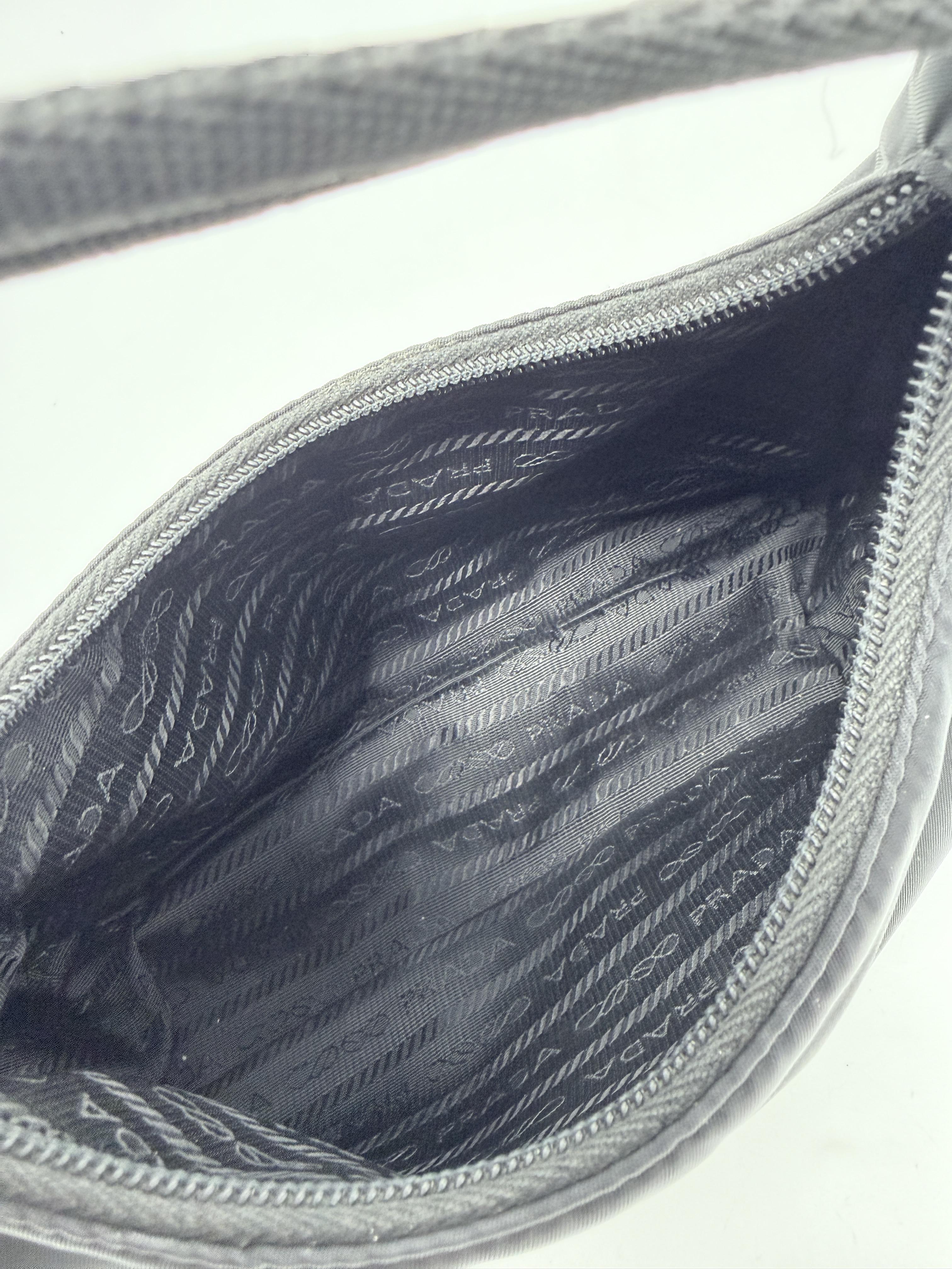 Re Edition 2005 Re and Saffiano Leather Mini Bag Black ZS065PR