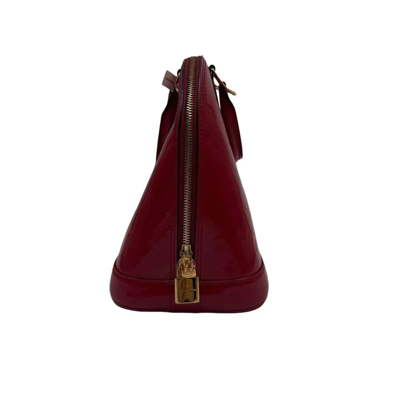 Pre-owned Louis Vuitton vernis Tote Bags Authentic Monogram Alma PM Top Handle Shoulder Bag CCMPLV04