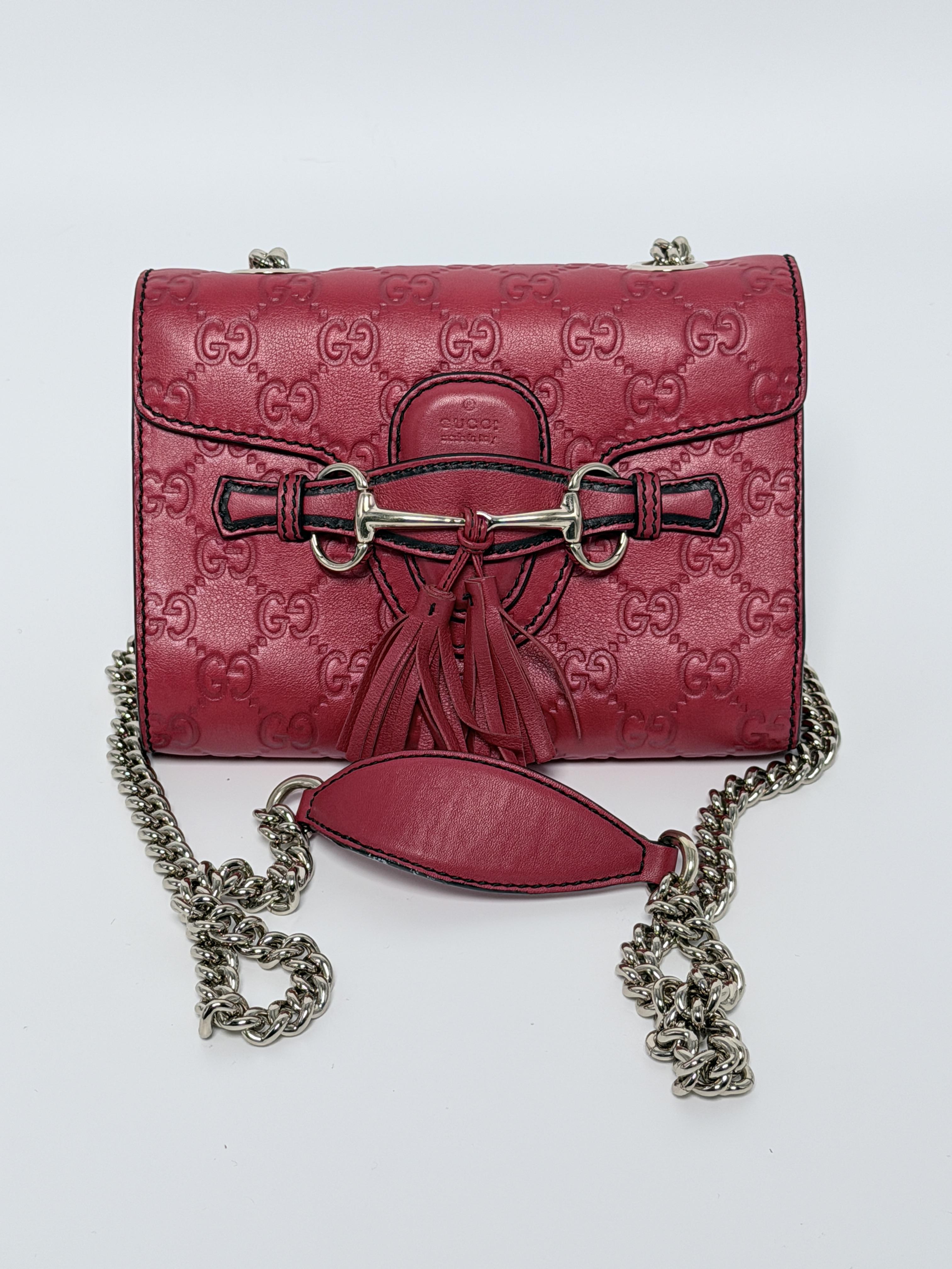 Guccissima Tassel Chain Wallet YMGG64