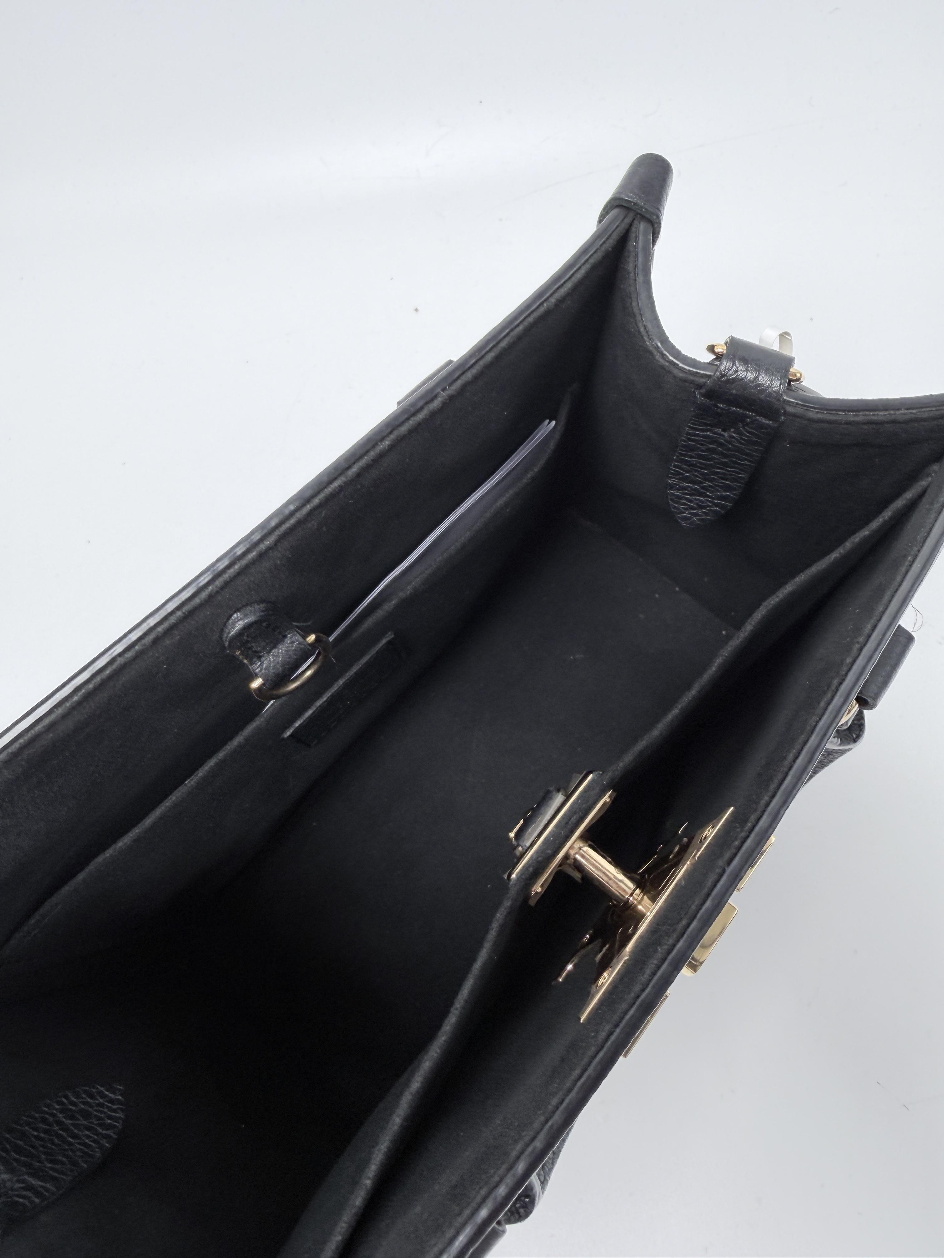 Lock & Go Mini Tote Bag Handle Handbag Black JA1437LV