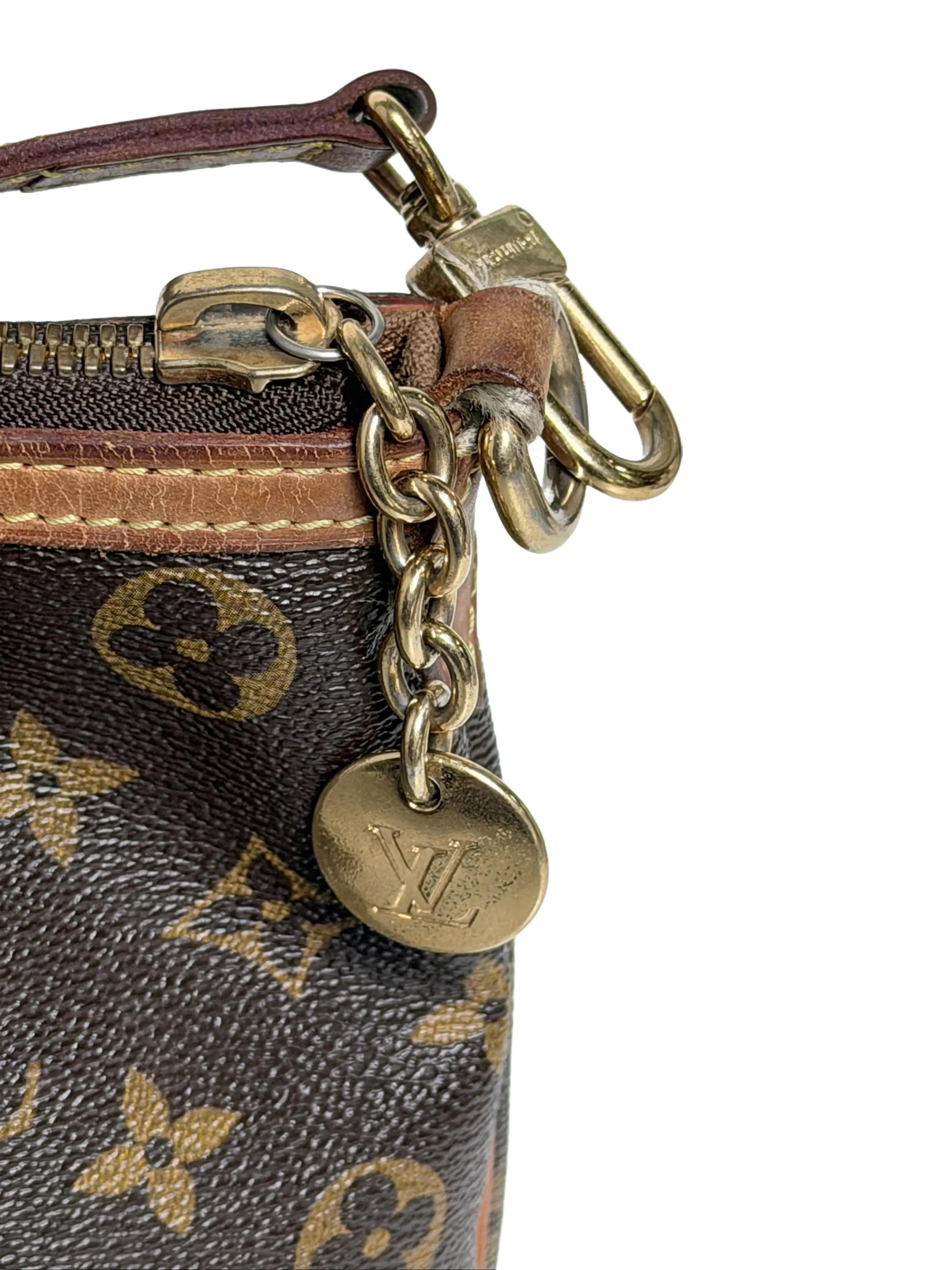 Authentic Monogram Palermo PM Shoulder Crossbody Handbag Top Handle Bag JX030LV