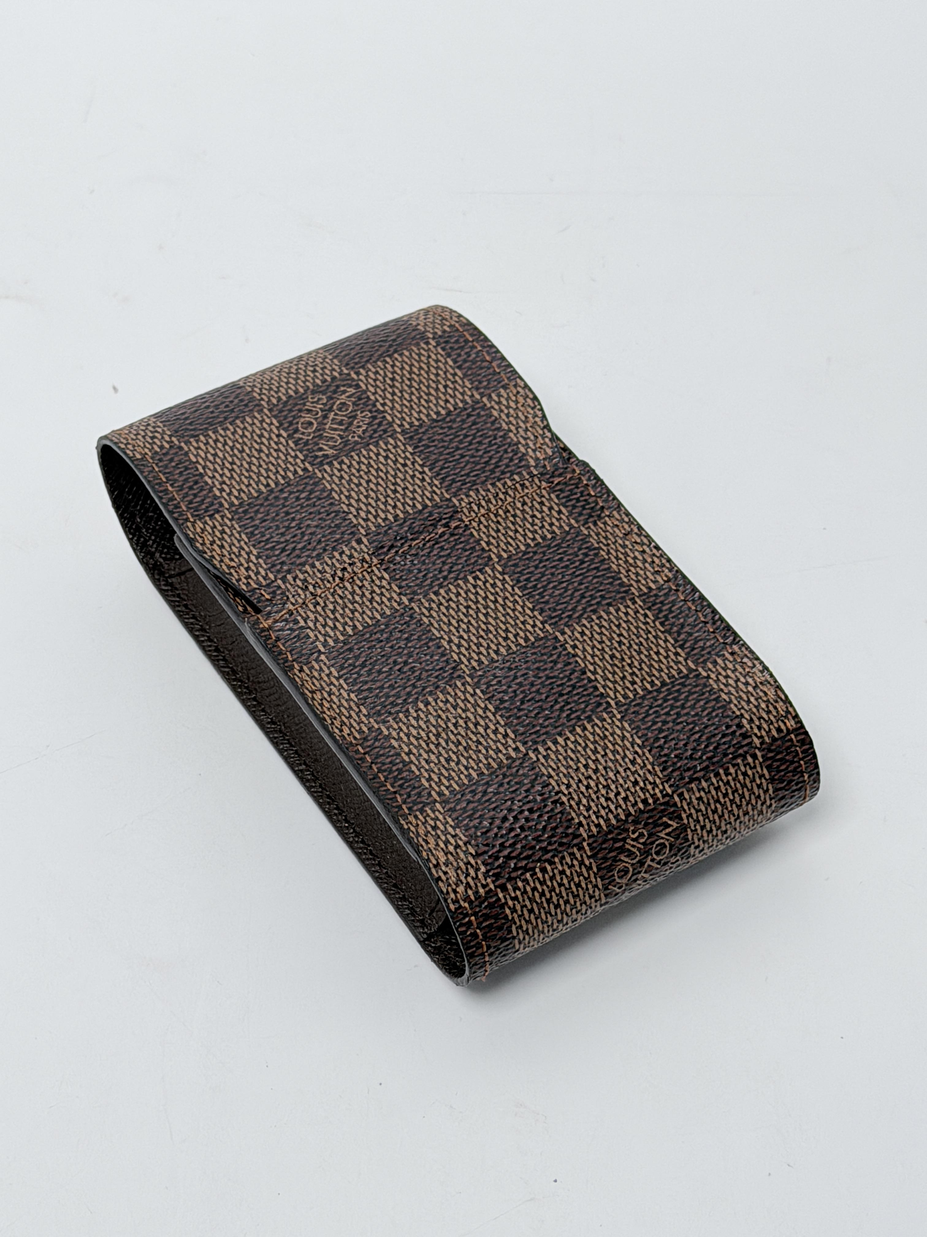 Etui C1garettes Case Damier Ebene Canvas Brown JD1671LV