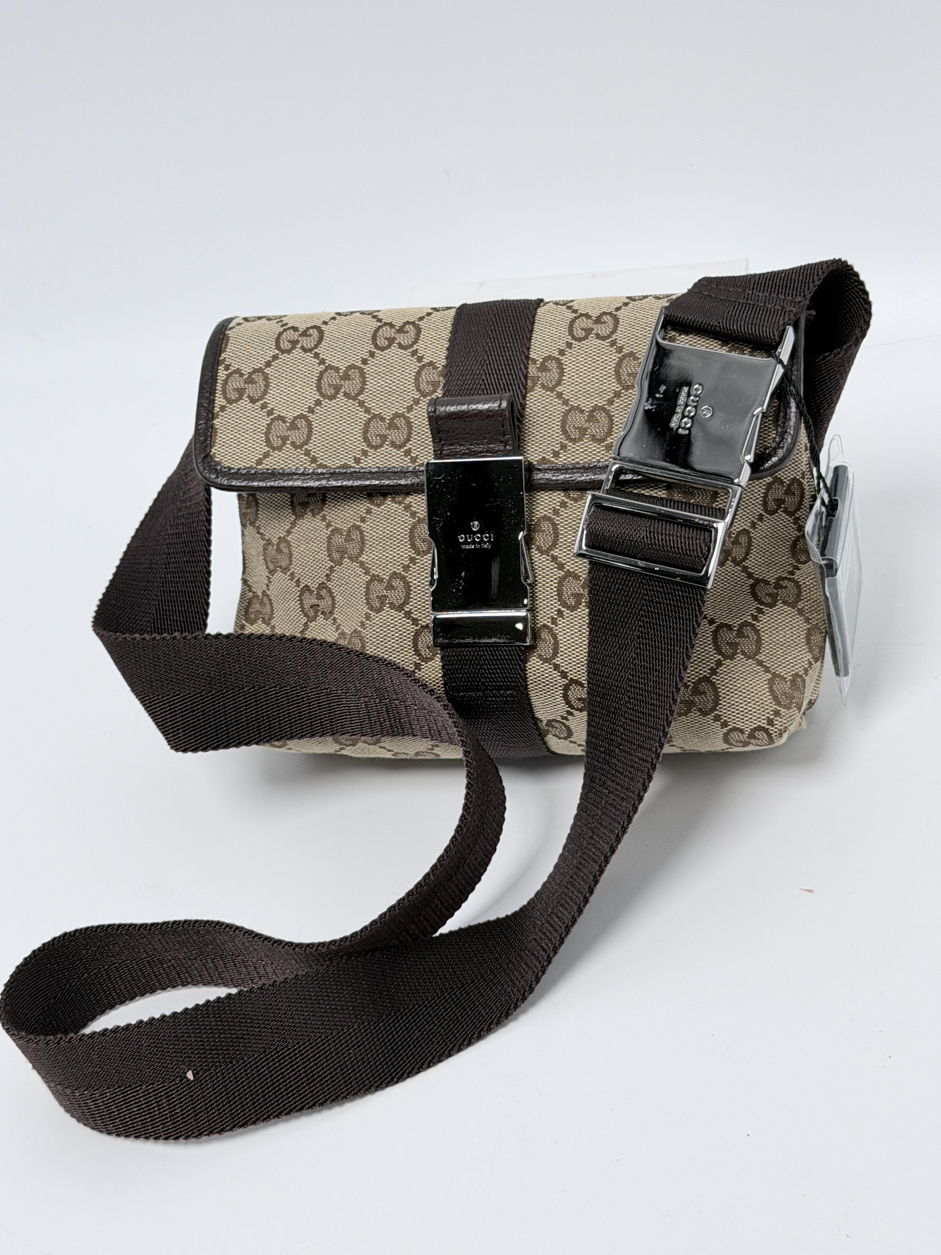 GG Belt Bag Waist Pouch Bum Bag Brown Fanny Pack Crossbody JD1366GG