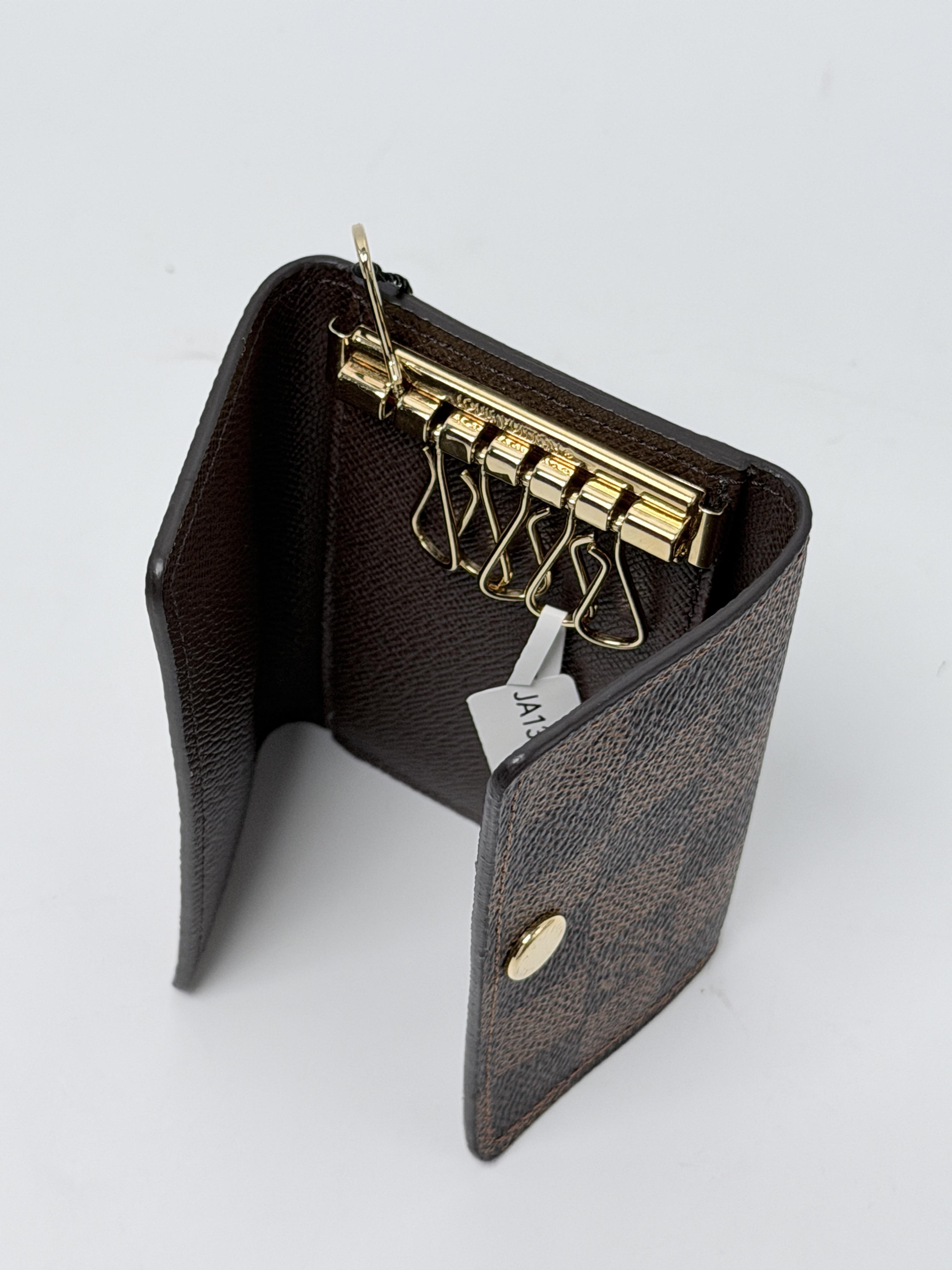 Damier Ebene 6 Key Holder Multicles Case JA1399LV