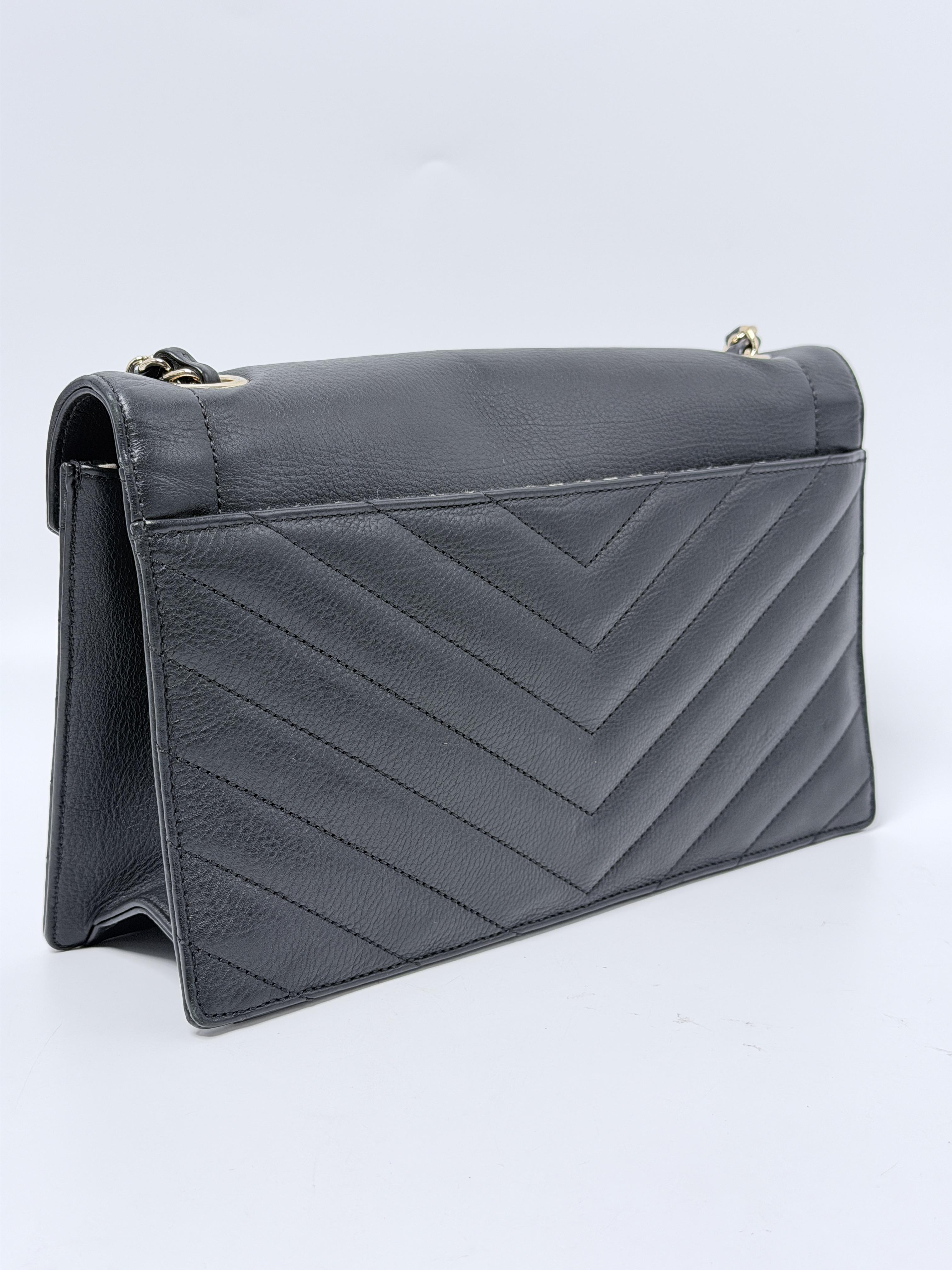Statement Chevron Envelope Flap Crossbody Shoulder Bag ZS069CC