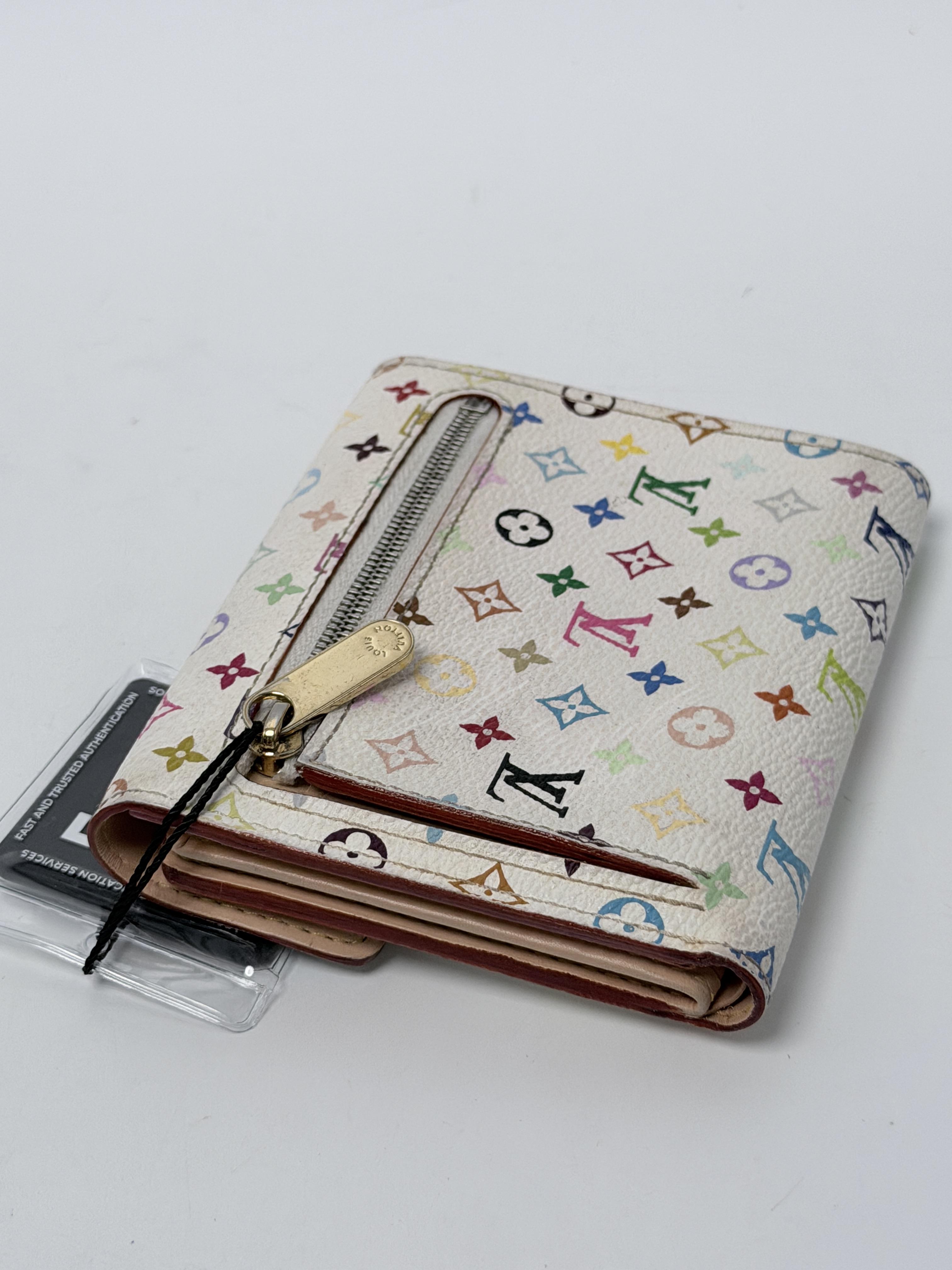 Monogram Multicolore Koala Wallet White Murakami JD1496LV