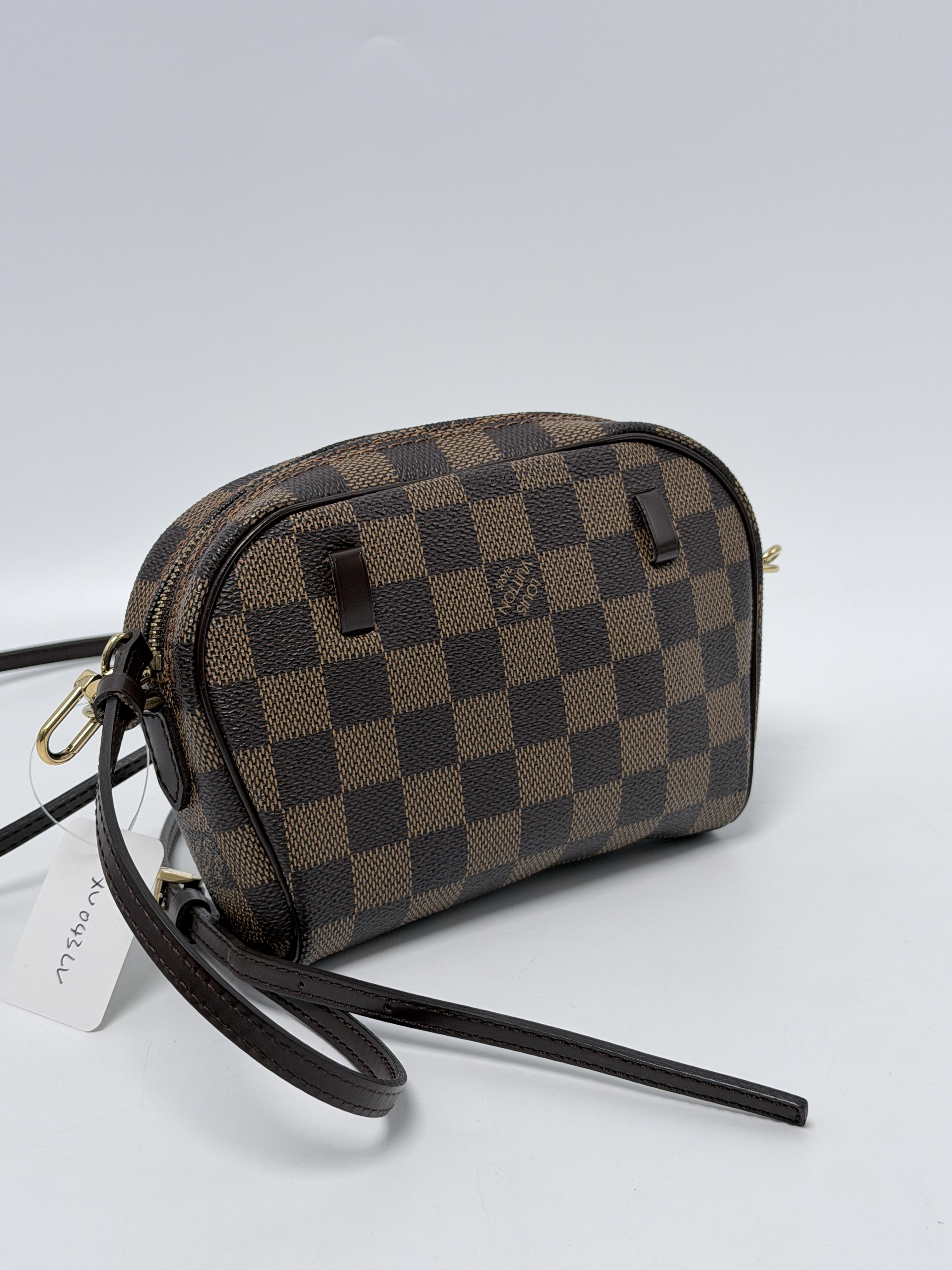 Blois Damier Ebene Crossbody Camera Bag Belt Fanny Pack XU043LV