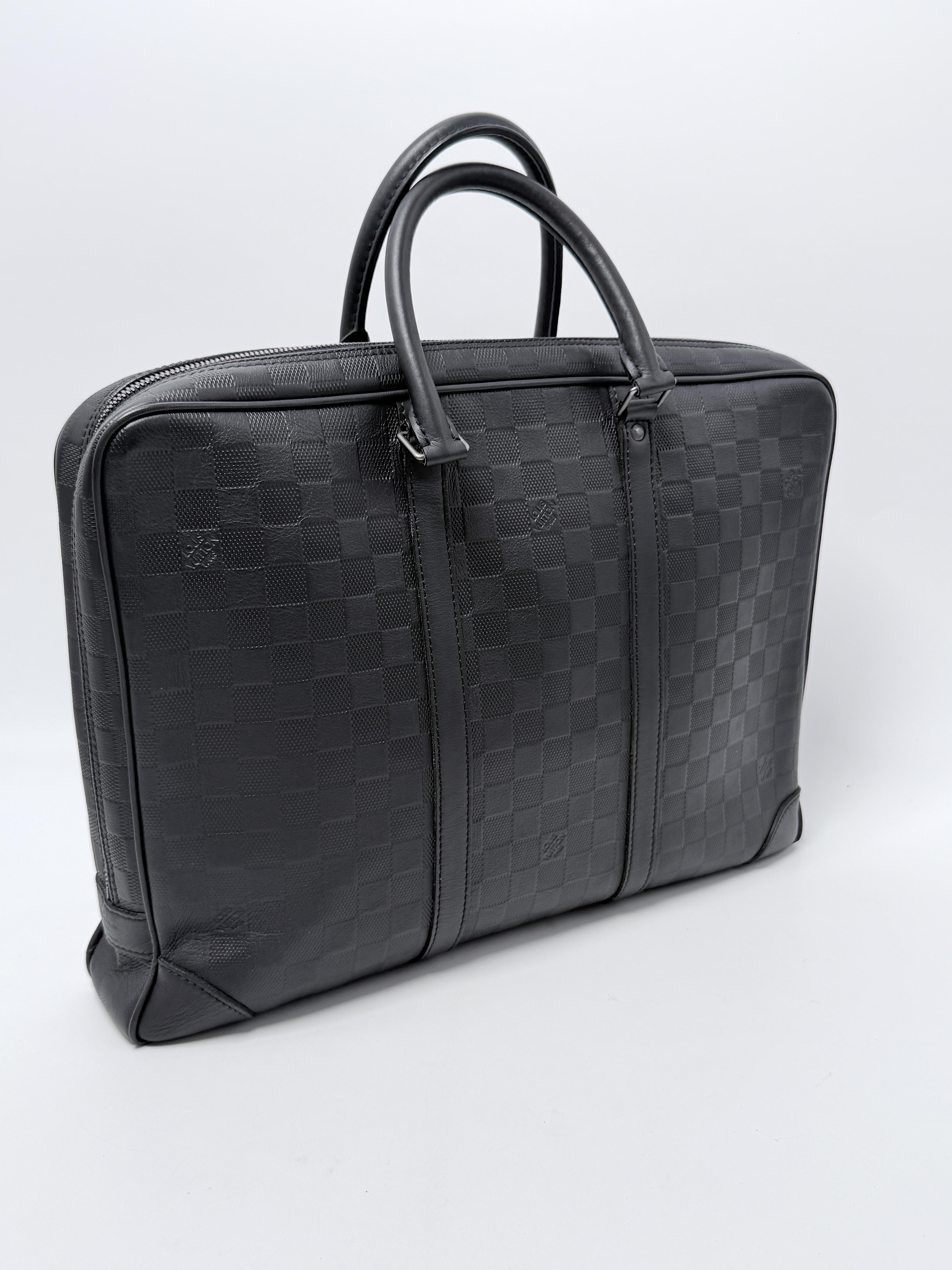 Louis Vuitton Damier Infini Porte Documents Jour PDJ Onyx JD1525LV