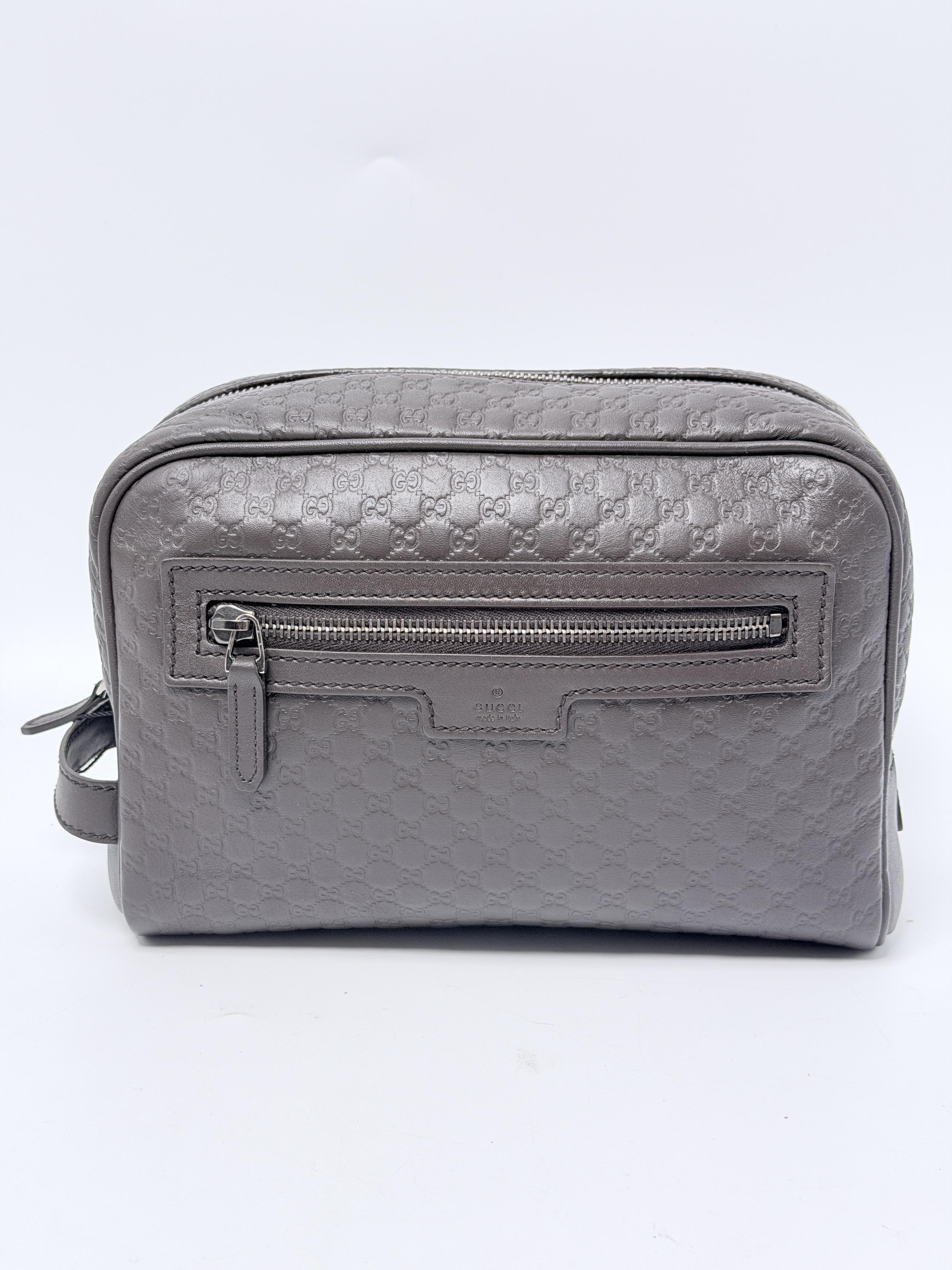 Microguccissima Cosmetic Travel Toiletry Dopp Kit Bag JD1632GG