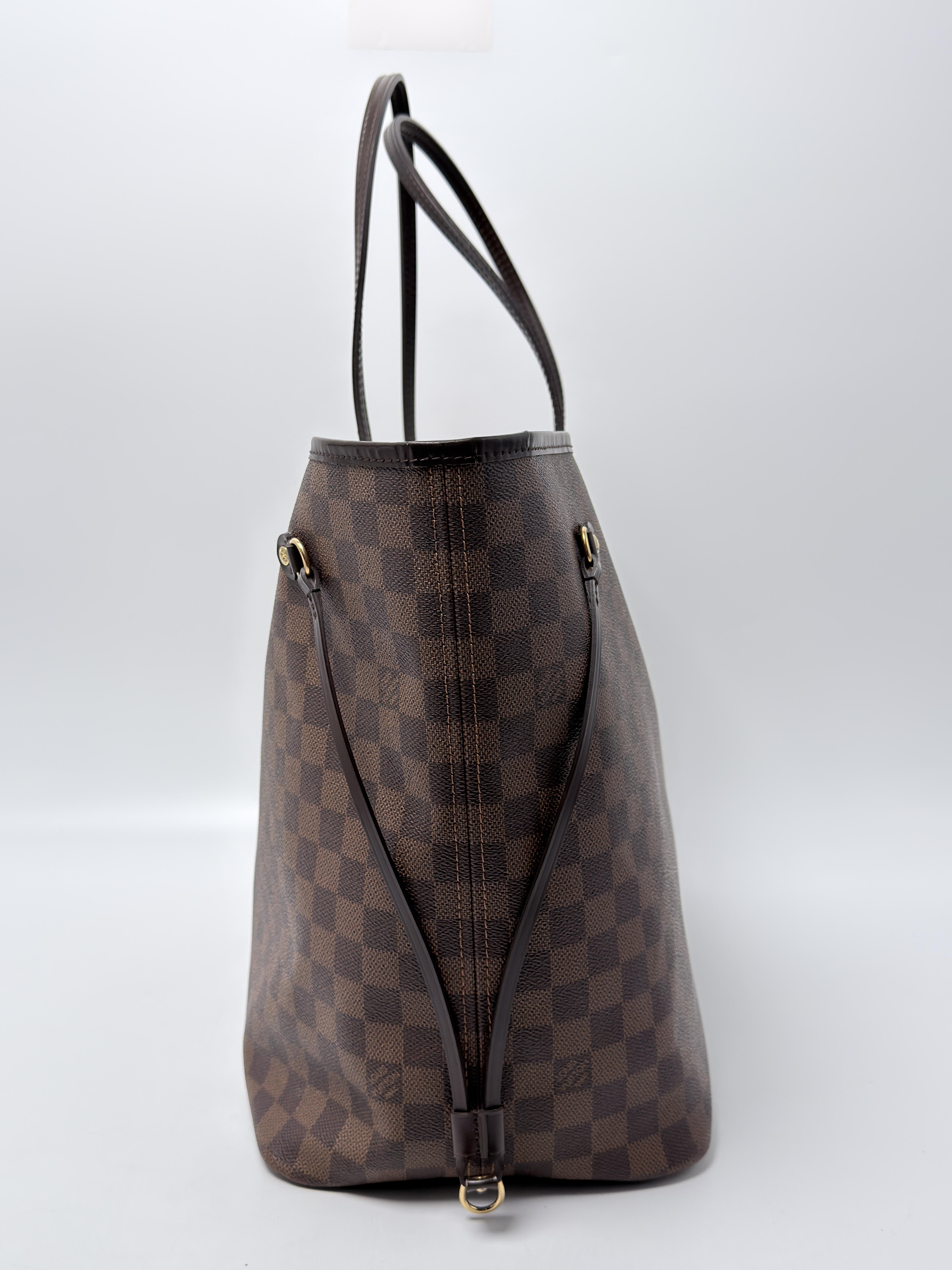 Damier Ebene Neverfull GM Shopper Tote Bag Top Handle Handbag JD1539LV
