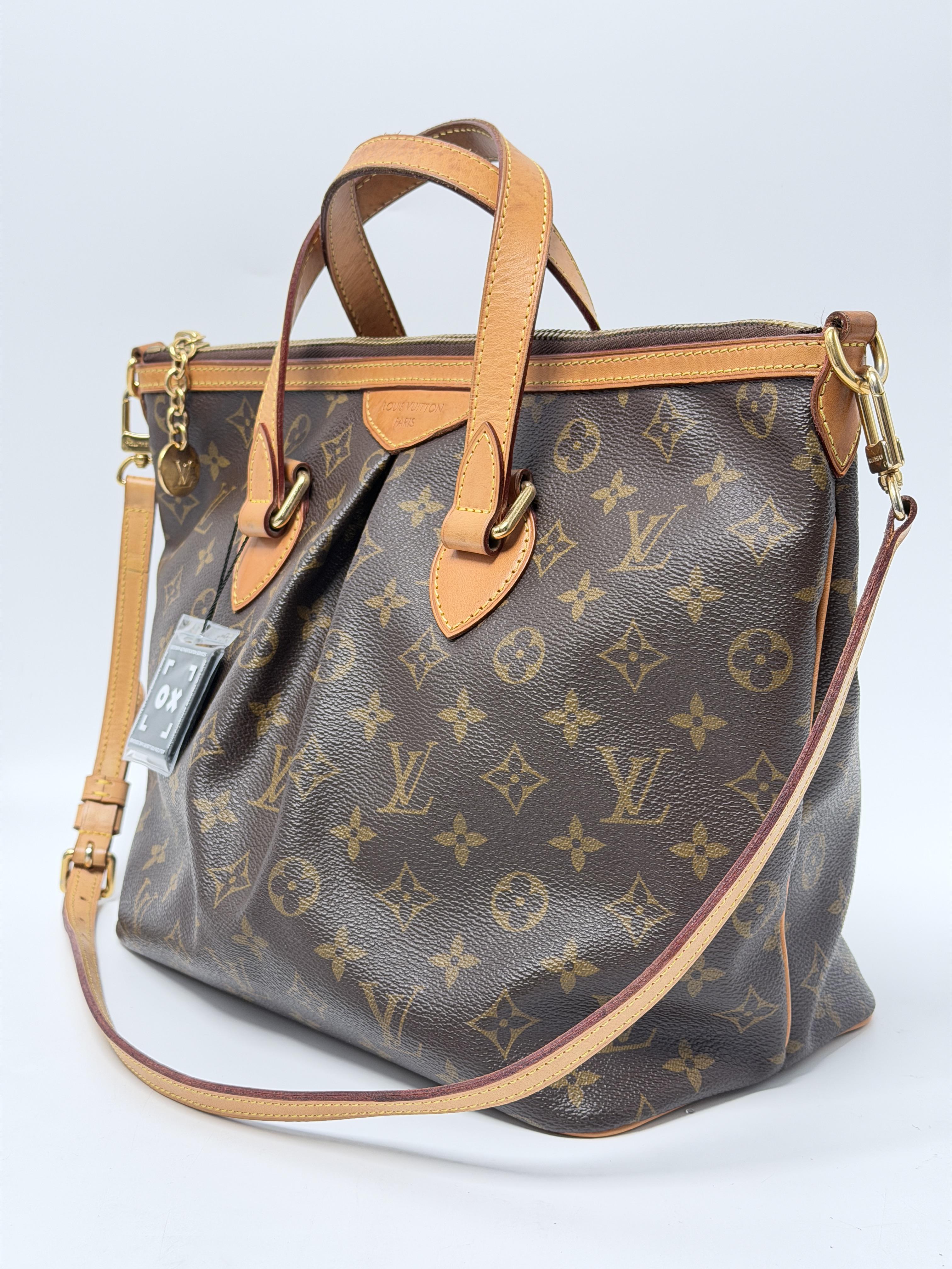 Monogram Palermo PM Shoulder Bag Handle Tote Handbag JD1711LV
