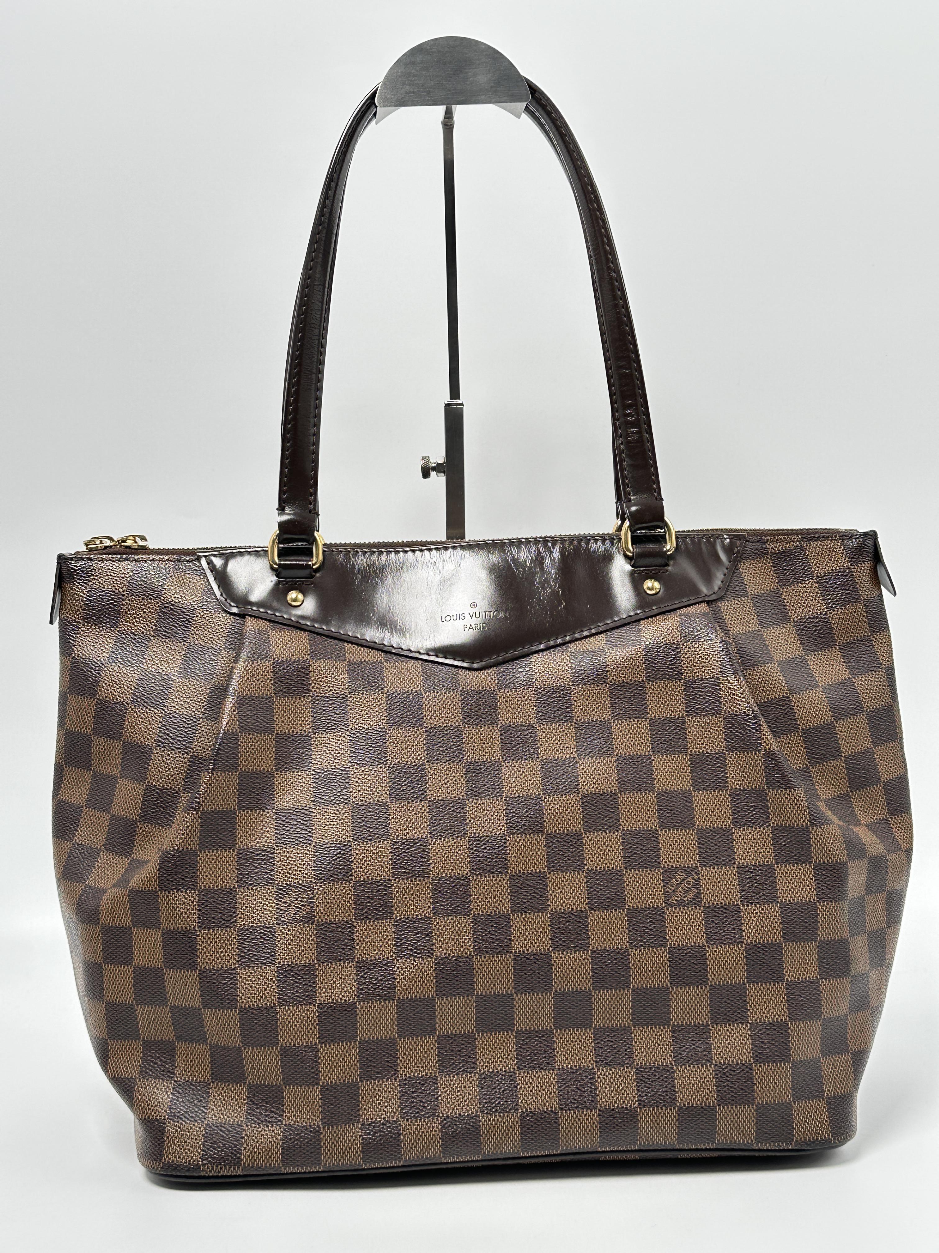 Damier Ebene Westminster GM Tote Bag Shoulder Handbag JA689LV