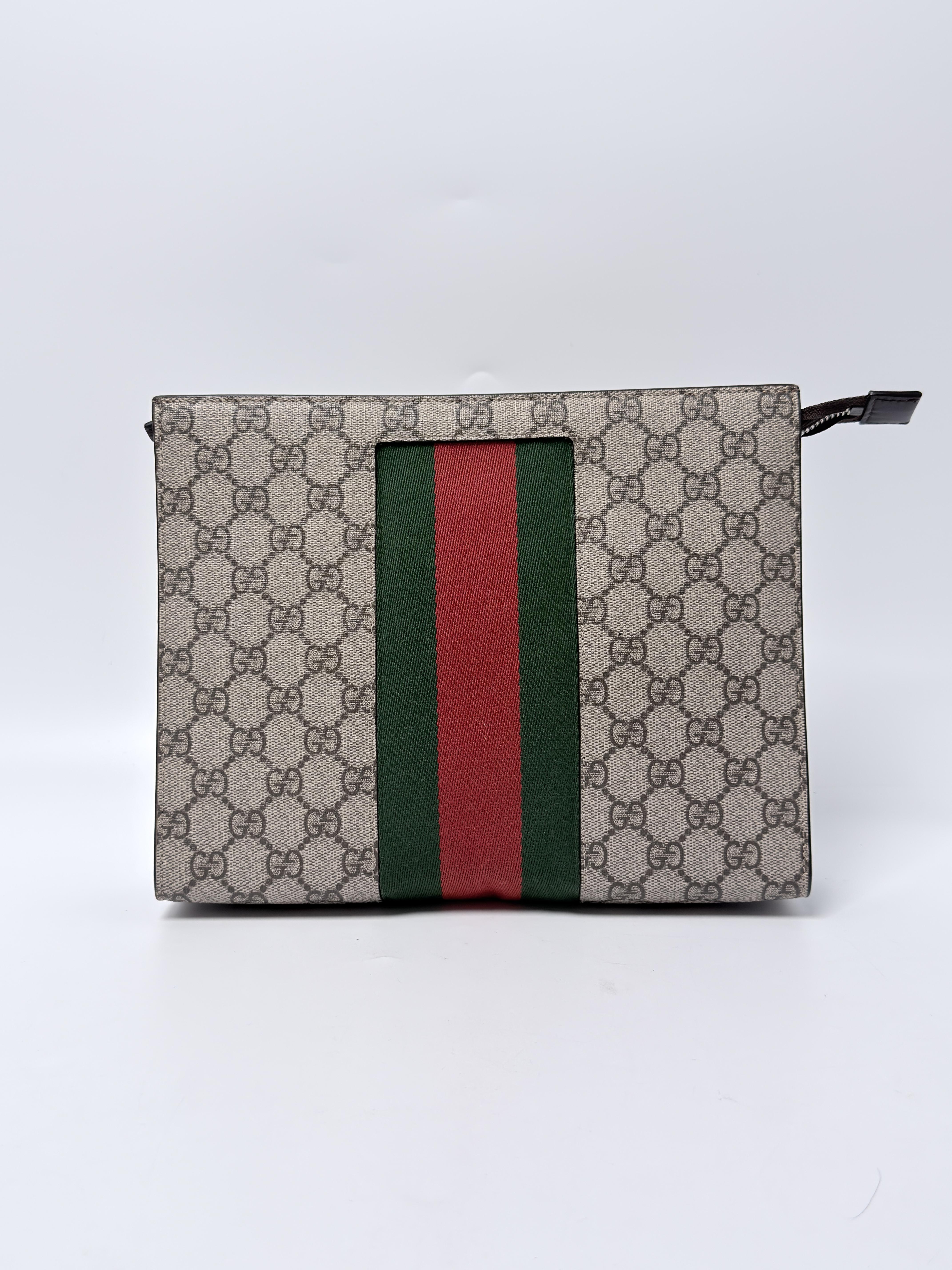 Ophidia GG Supreme Web Medium Cosmetic Case Toiletry Pouch ZS092GG