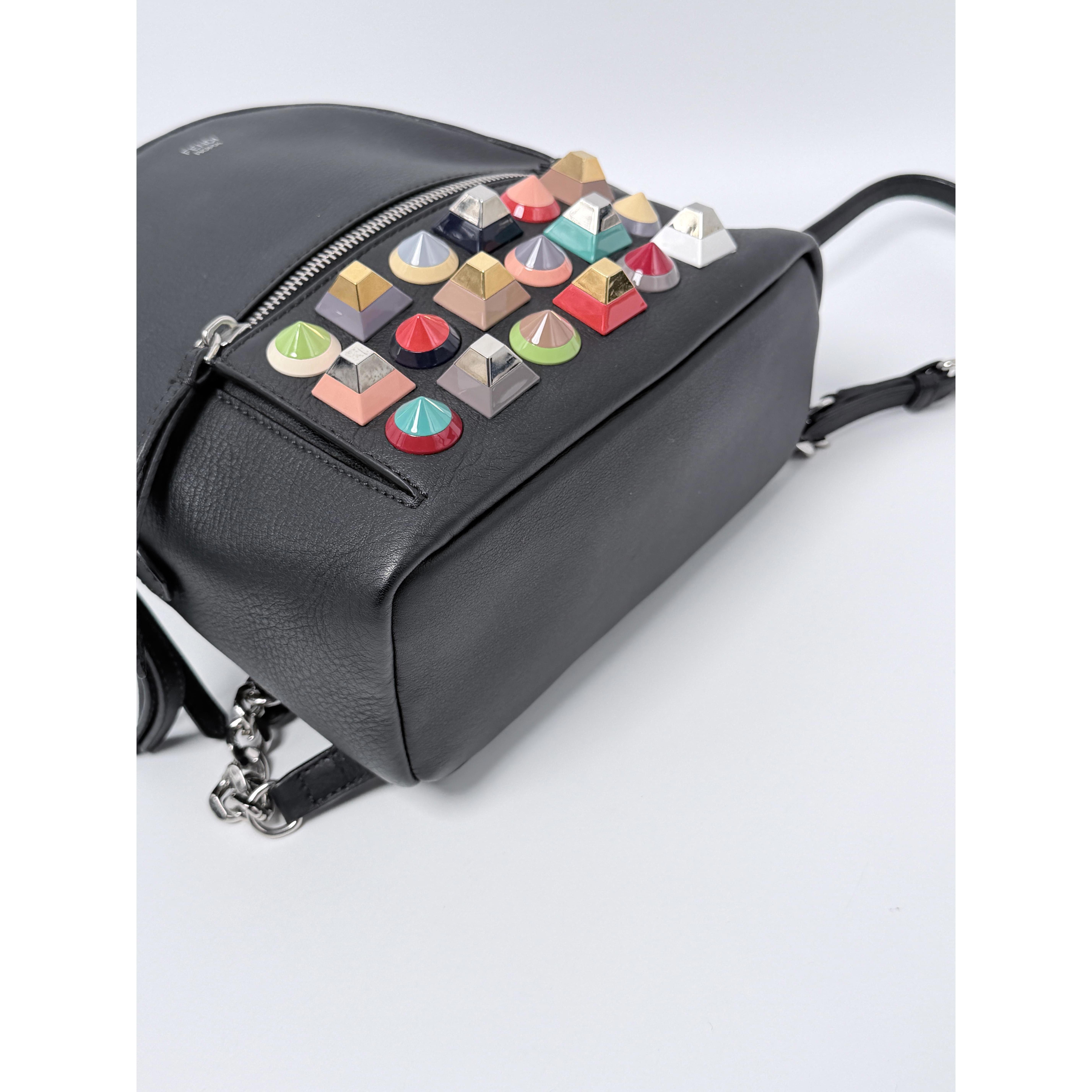 By The Way Mini Studded Backpack Black JD006FD