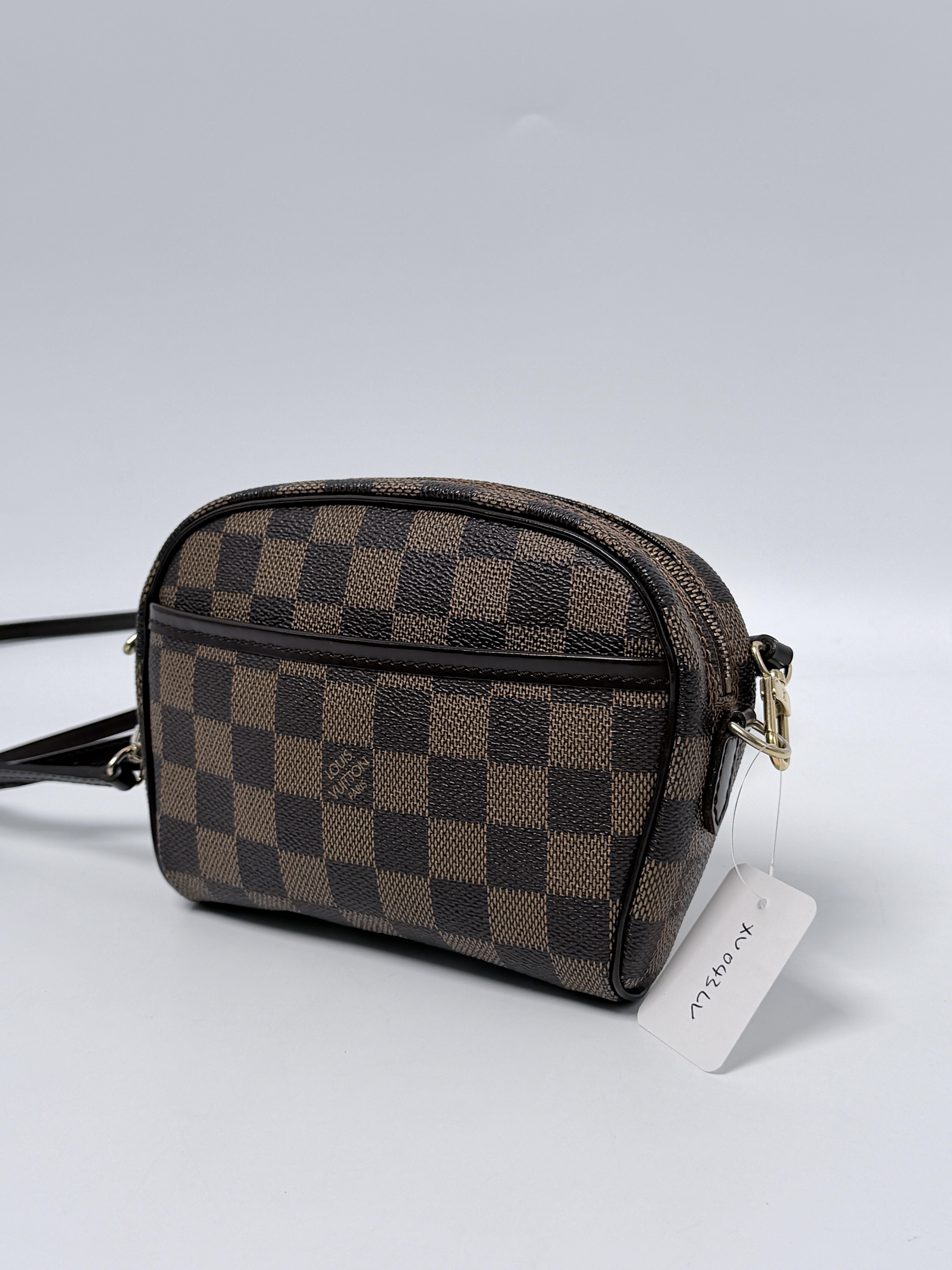 Blois Damier Ebene Crossbody Camera Bag Belt Fanny Pack XU043LV