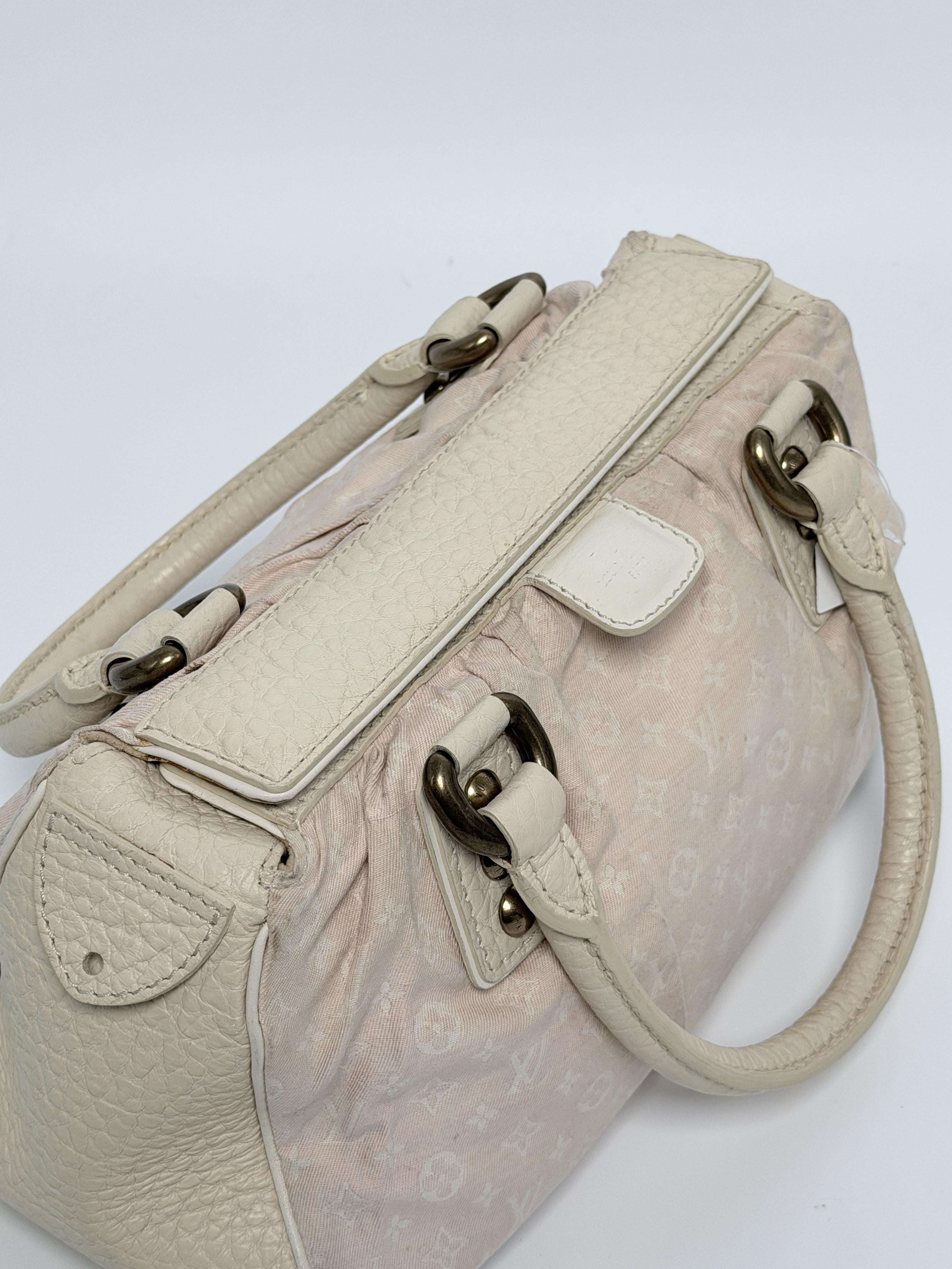 Monogram Mini Lin Lin Trapeze PM Shoulder Bag Authentic JA339LV