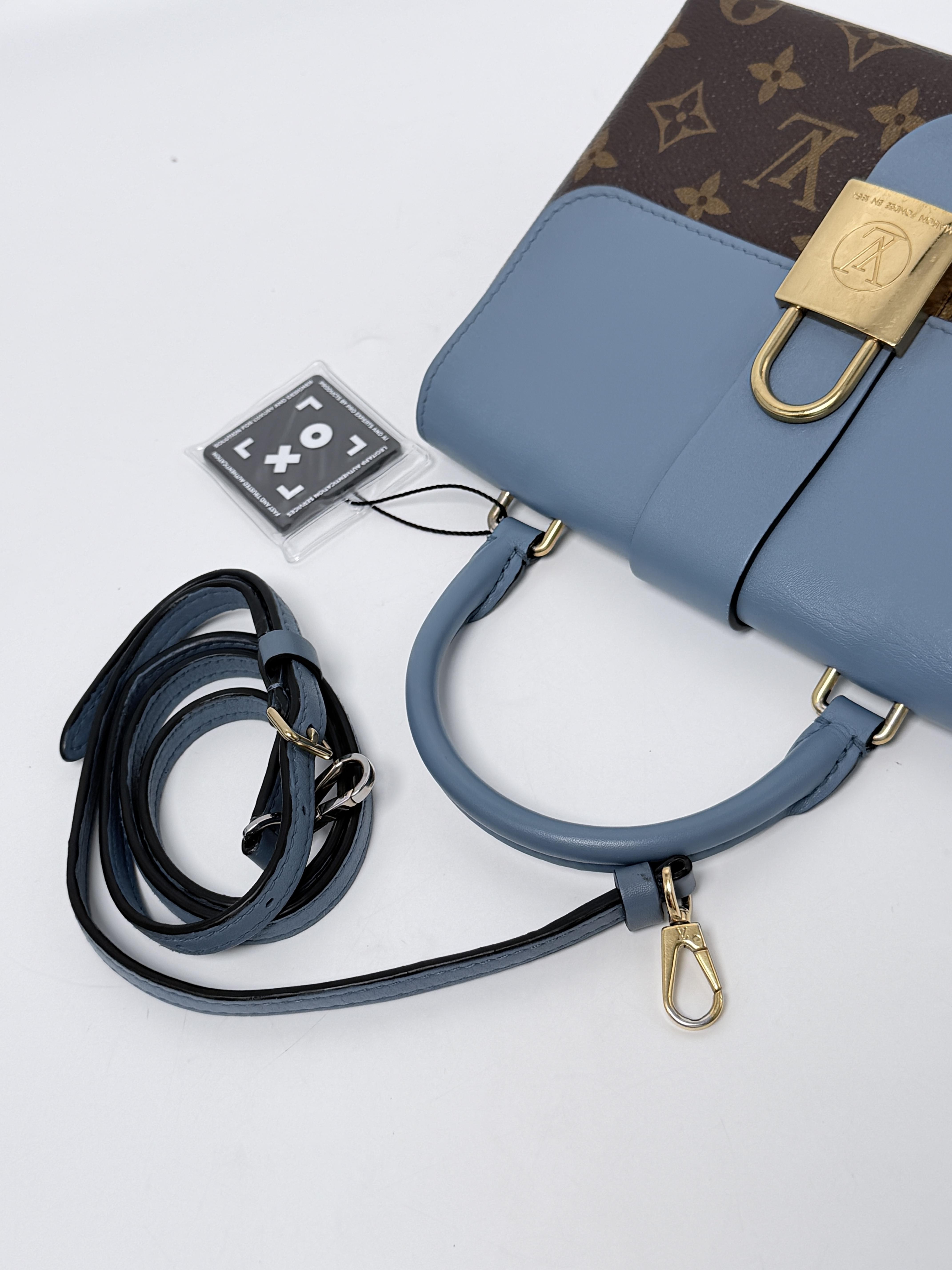 Locky BB Blue Jean Handle Shoulder Handbag Crossbody Bag JD1057LV
