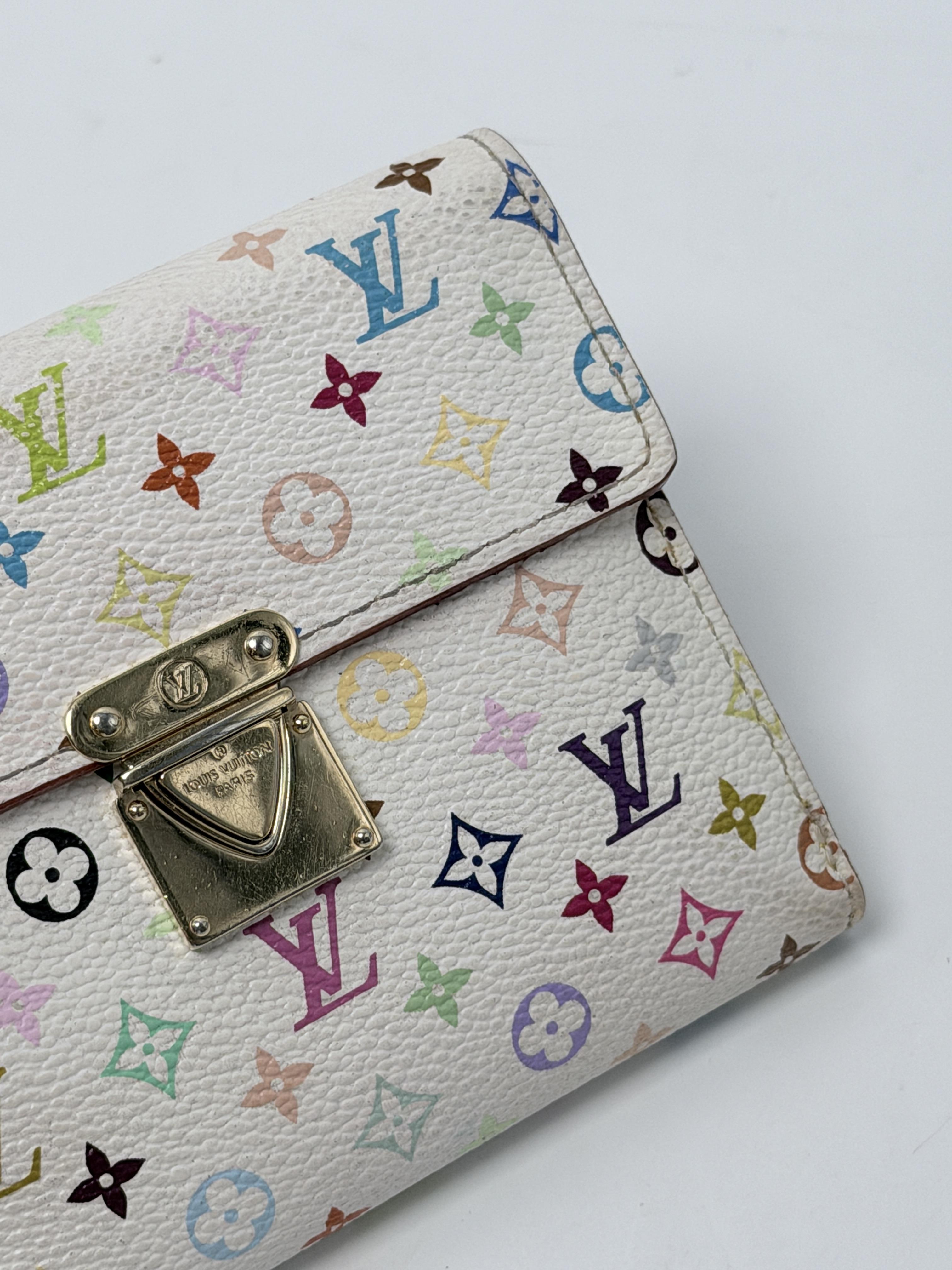 Monogram Multicolore Koala Wallet White Murakami JD1496LV