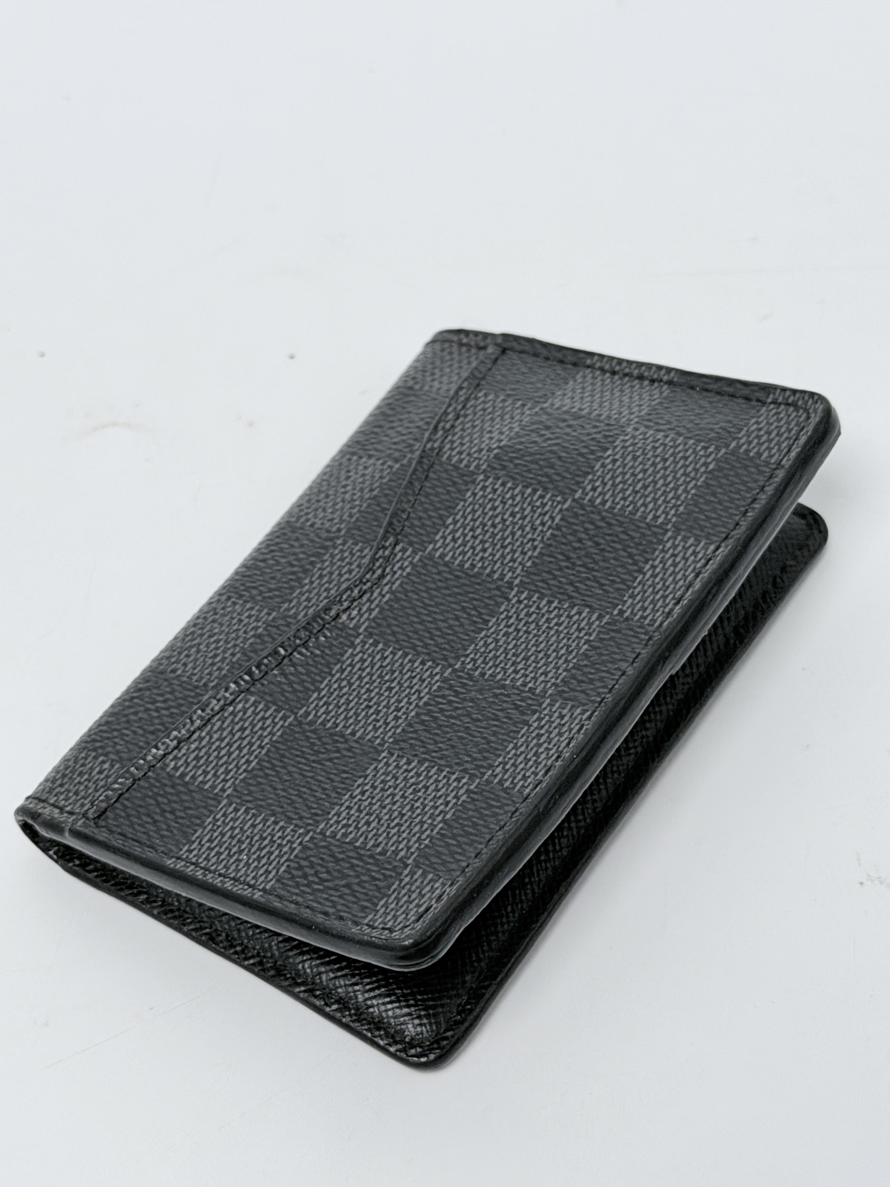 Damier Graphite Pocket Organizer Card Case JD1608LV