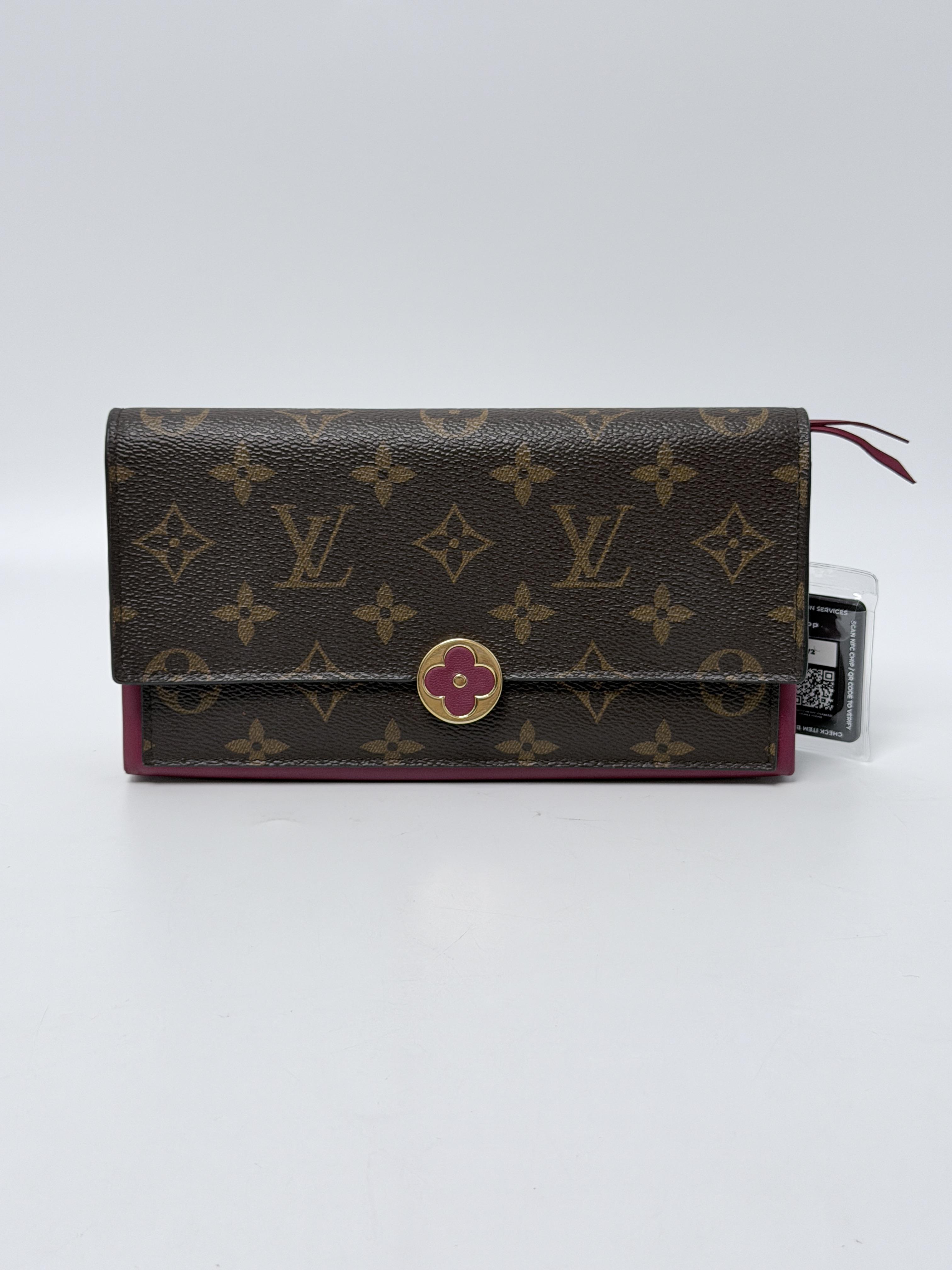 Monogram Pallas Long Wallet Flap Push Lock Gold HW JD1015LV