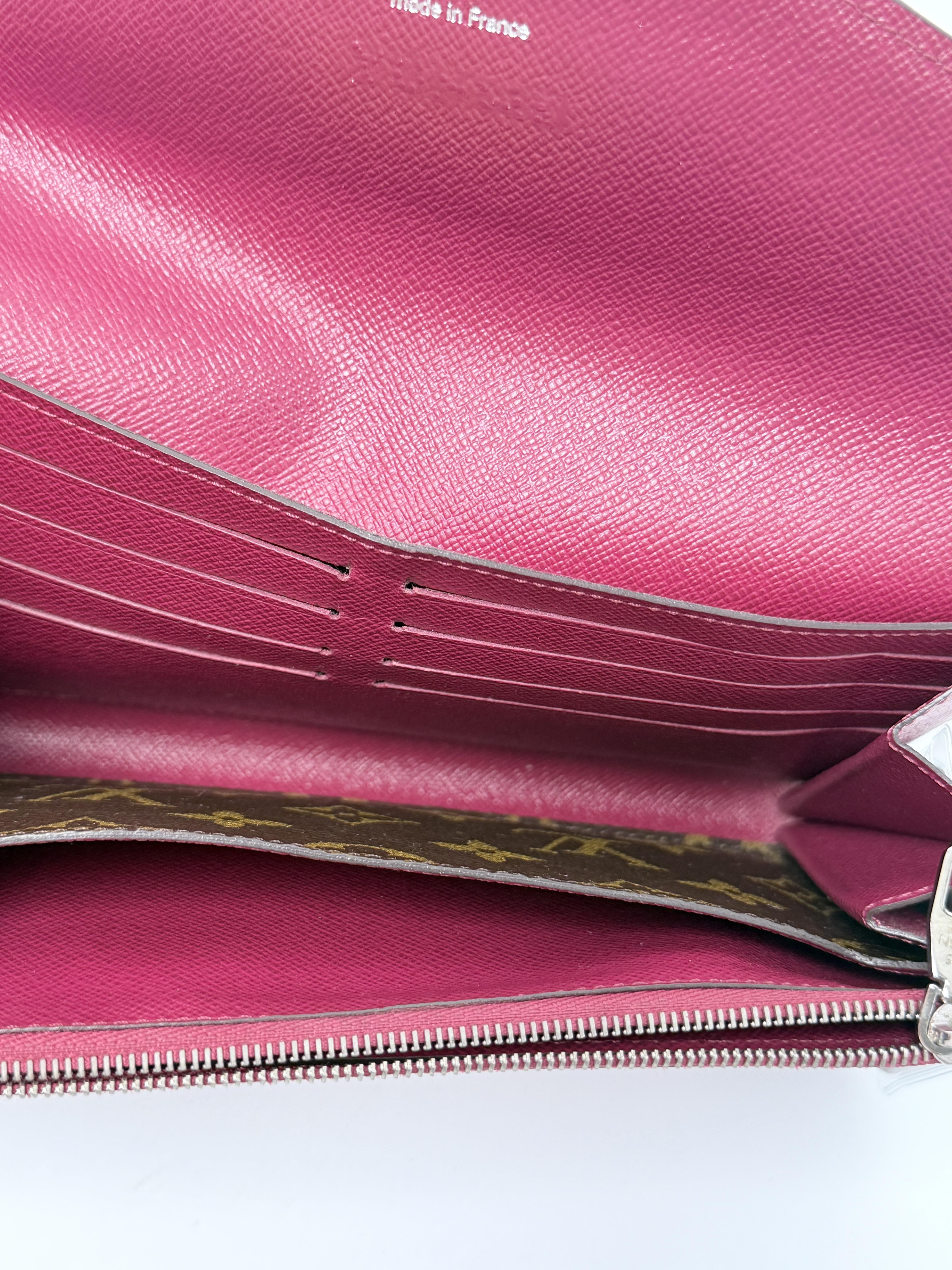 Monogram Epi Marie Lou Flap Long Wallet Fuchsia Pink JD1068LV