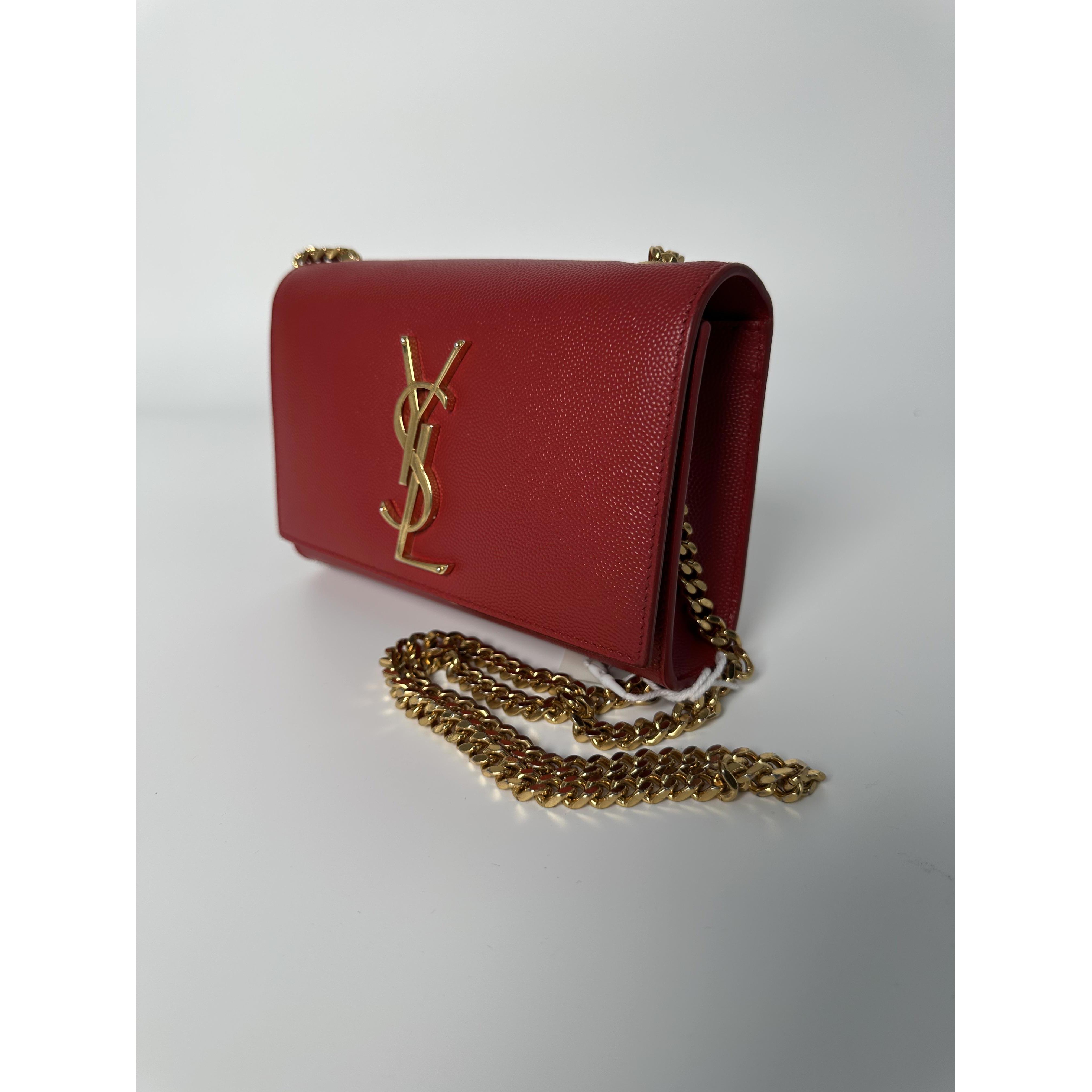 Pre-owned Yves Saint Laurent leather Crossbody Bags Saint Laurent Monogram Kate Small Shoulder Bag JX211YS