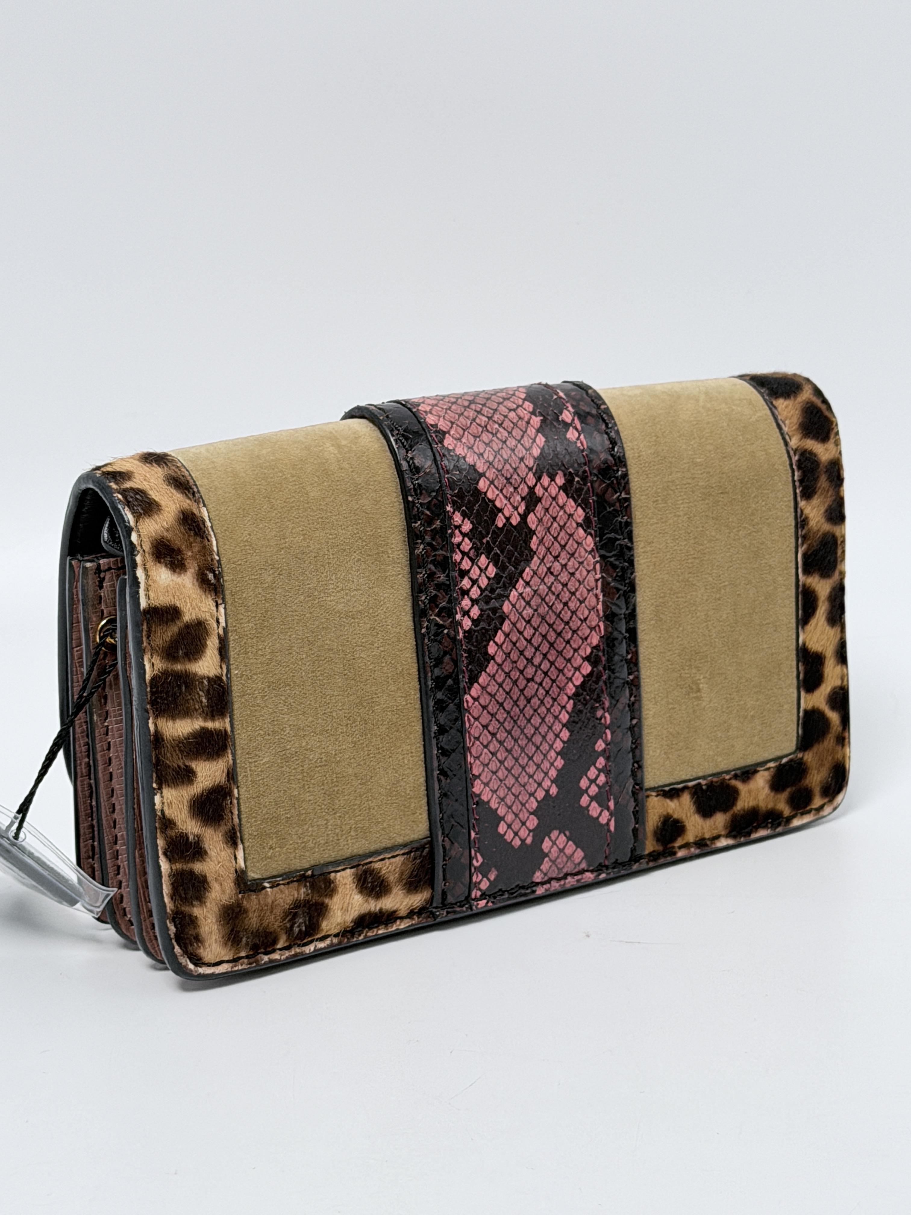 Burberry Limited Edition Patchwork Crossbody Flap Bag Multi Gold HW JD1099BR