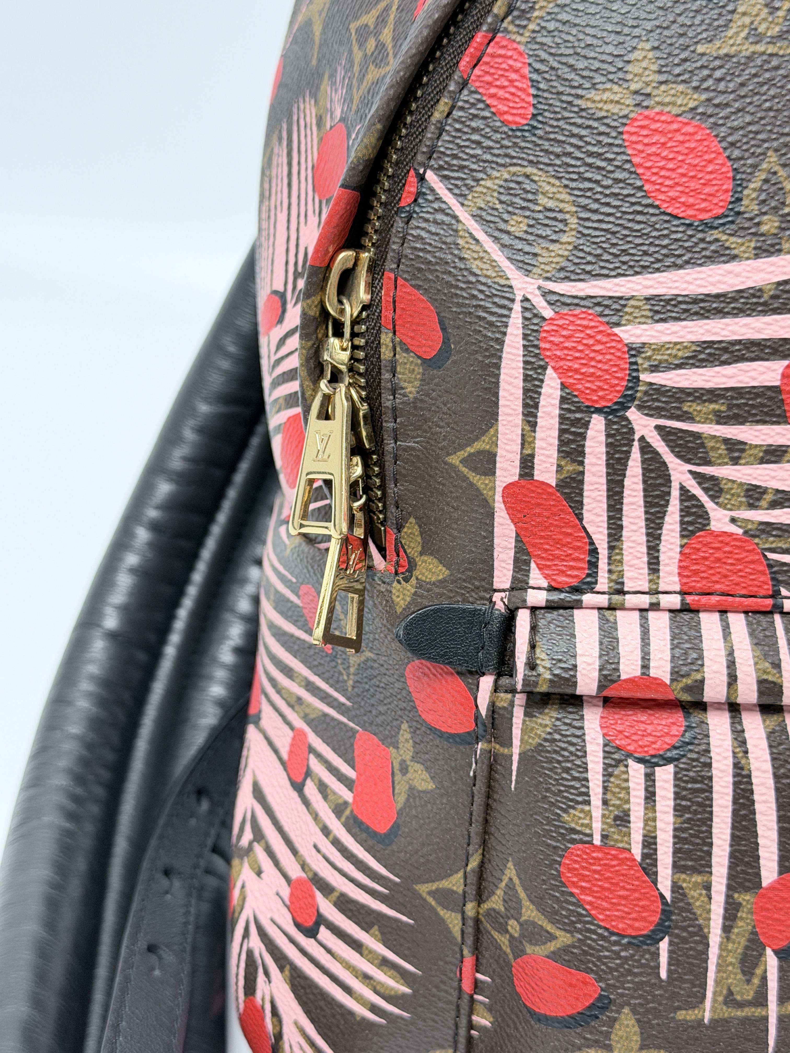 Limited Edition Monogram Canvas Jungle Dots Palm Springs PM Backpack P071LV
