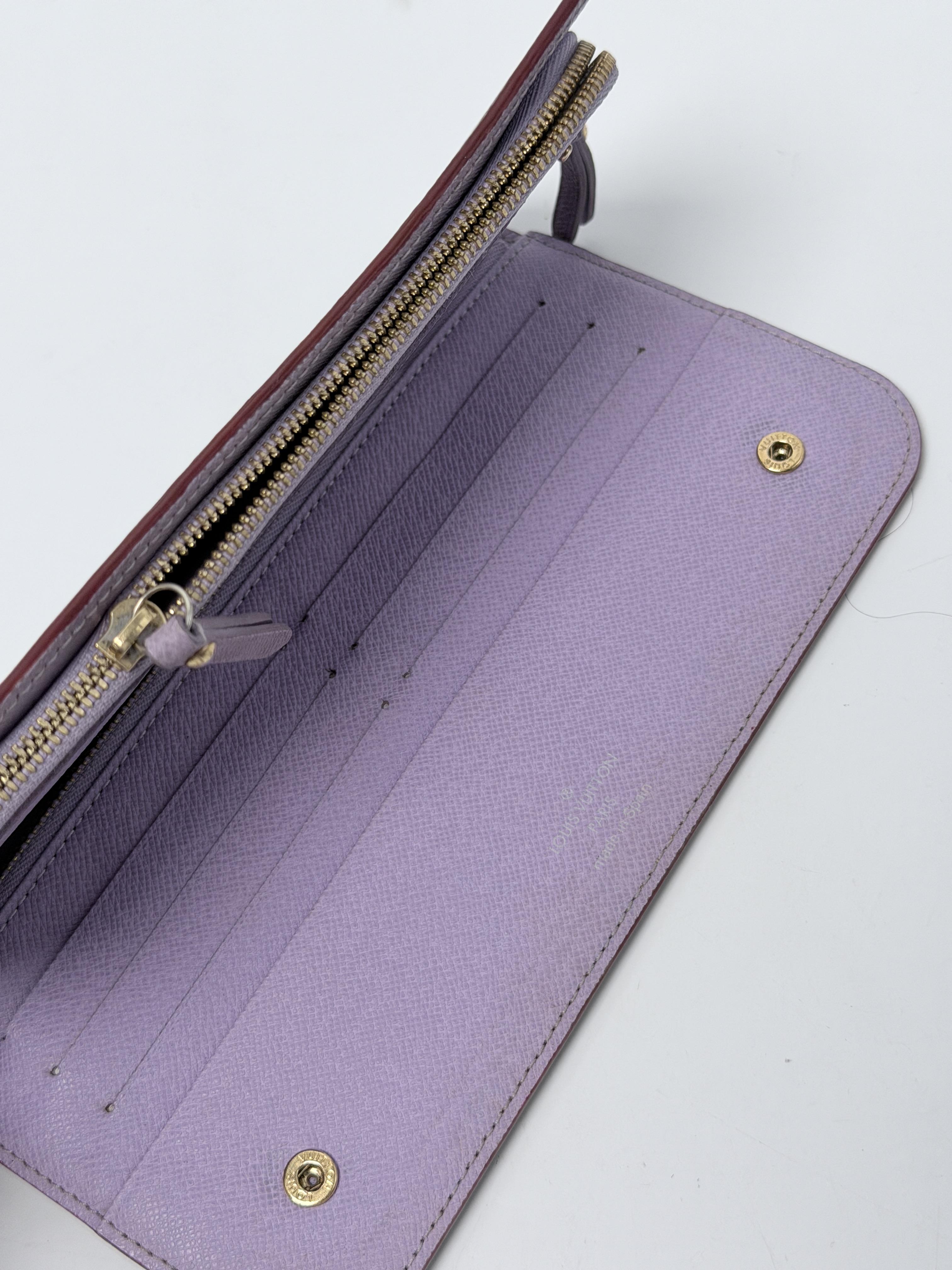 x Takashi Murakami Monogram Multicolore Insolite Wallet Black Violet JD1625LV