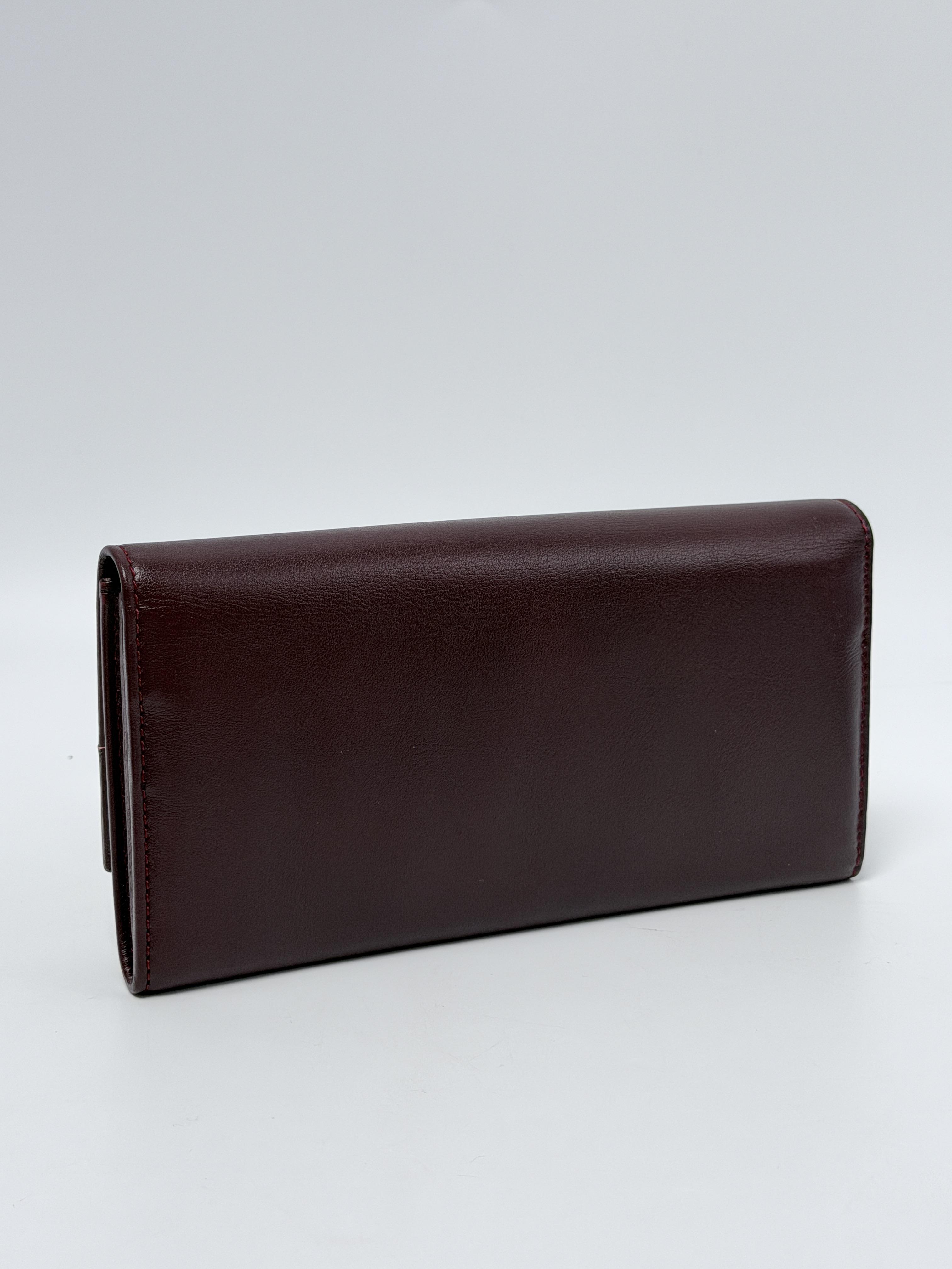 Ferragamo Studded Logo Grained Continental Flap JD1363FG
