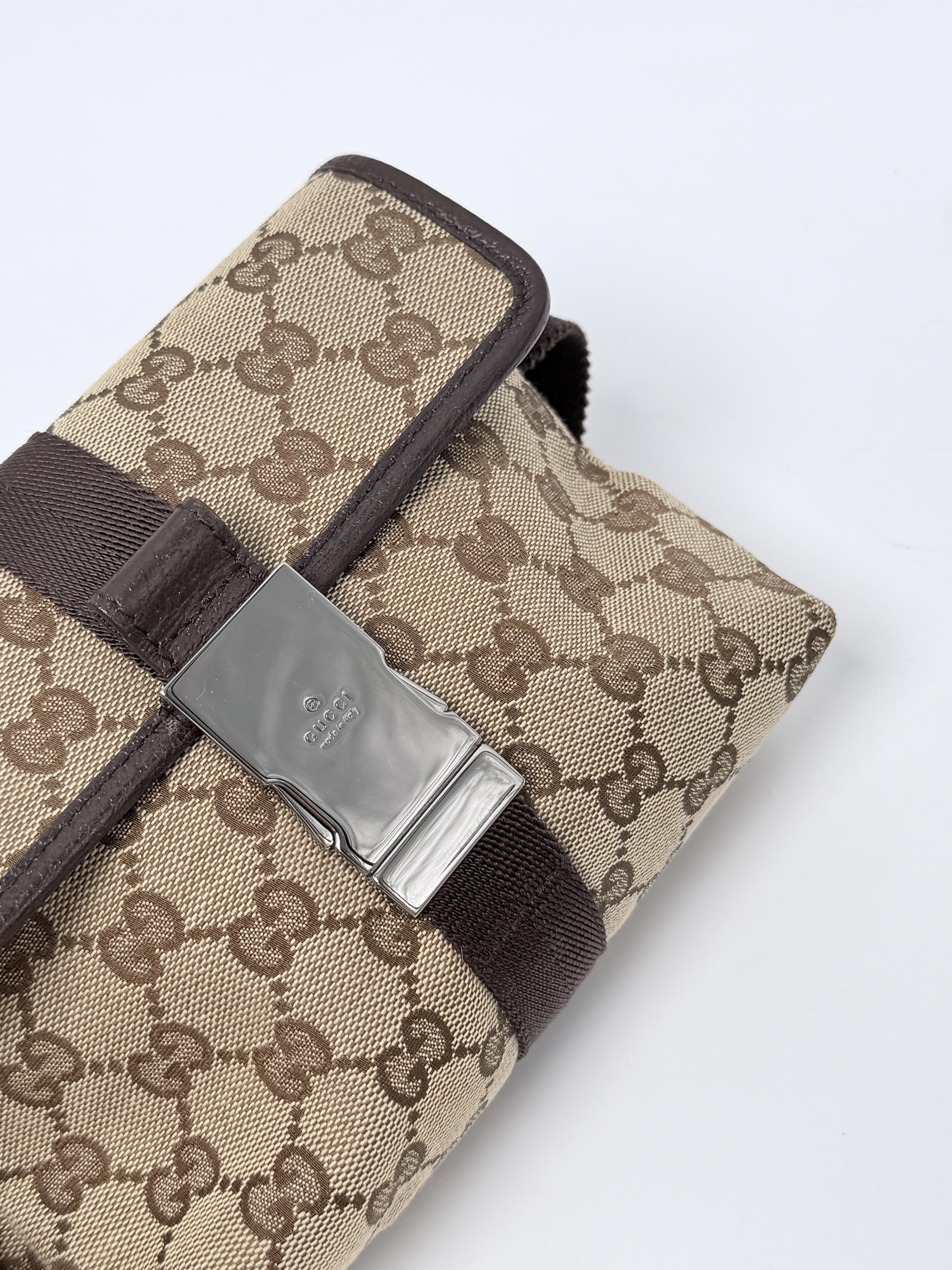 GG Belt Bag Waist Pouch Bum Bag Brown Fanny Pack Crossbody JD1366GG