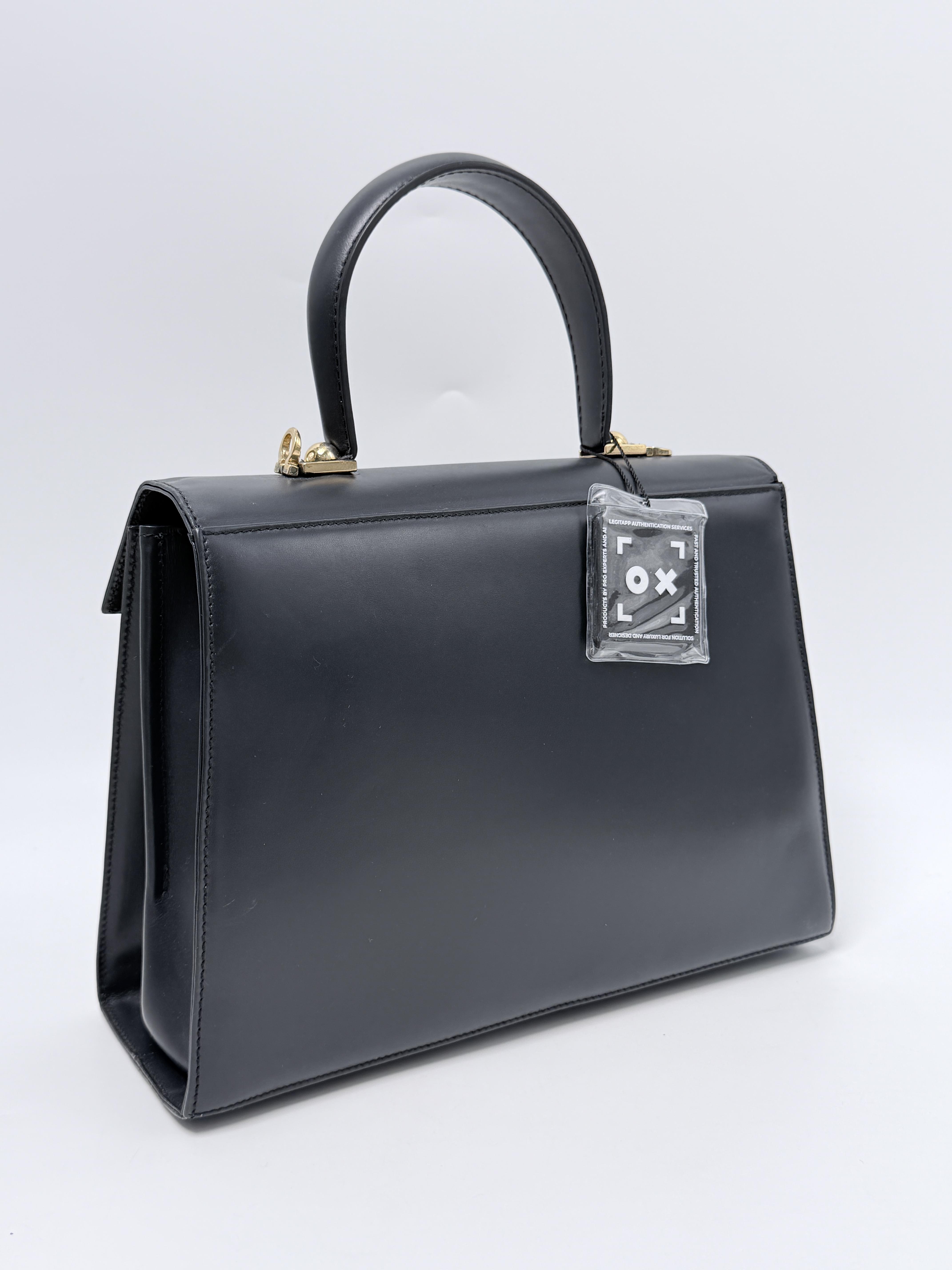 Ferragamo Iconic Medium Gancini Top Handle Bag JD1379FG