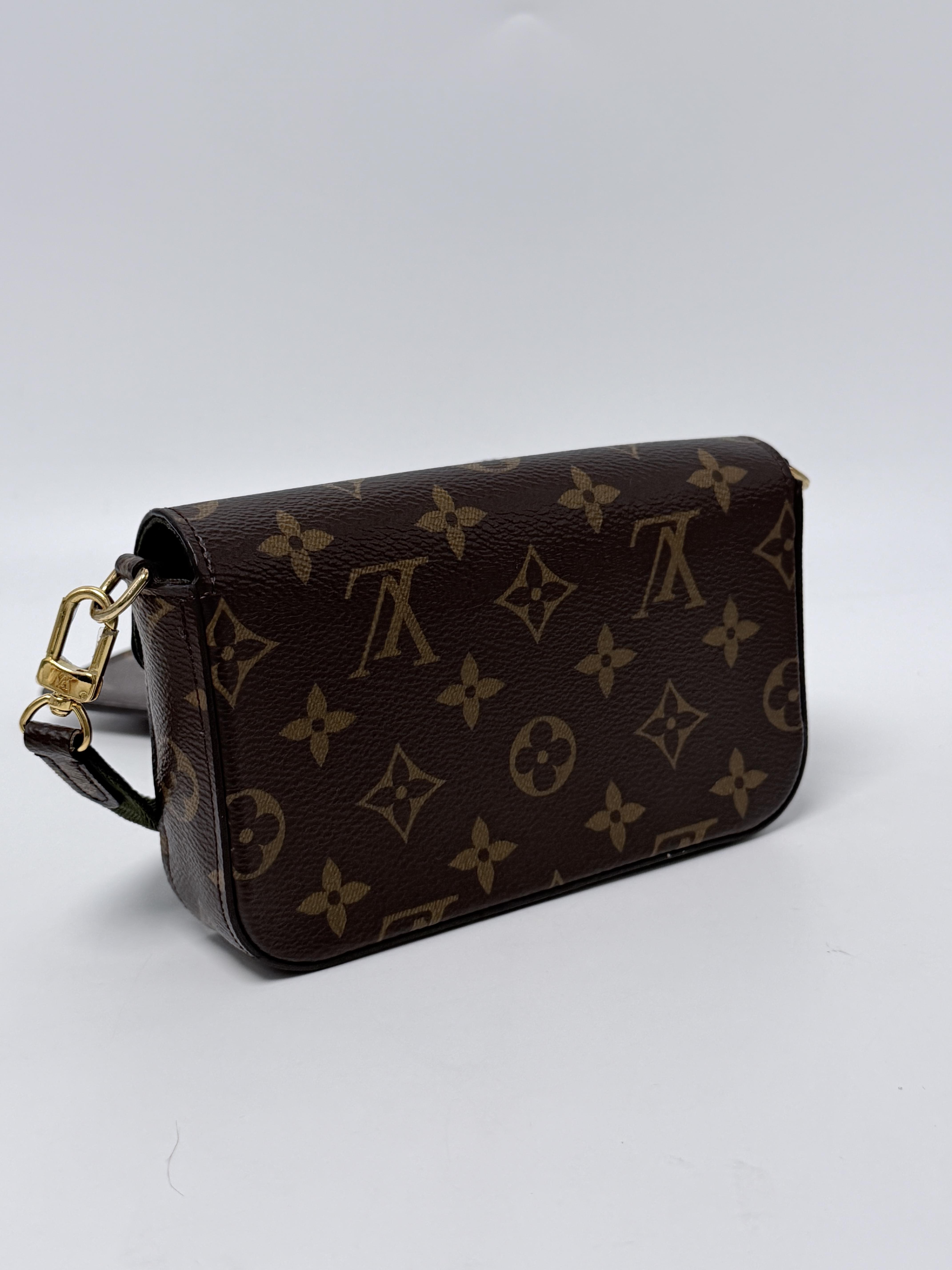 Félicie Strap Go Monogram Khaki Crossbody Messenger Bag JD1597LV