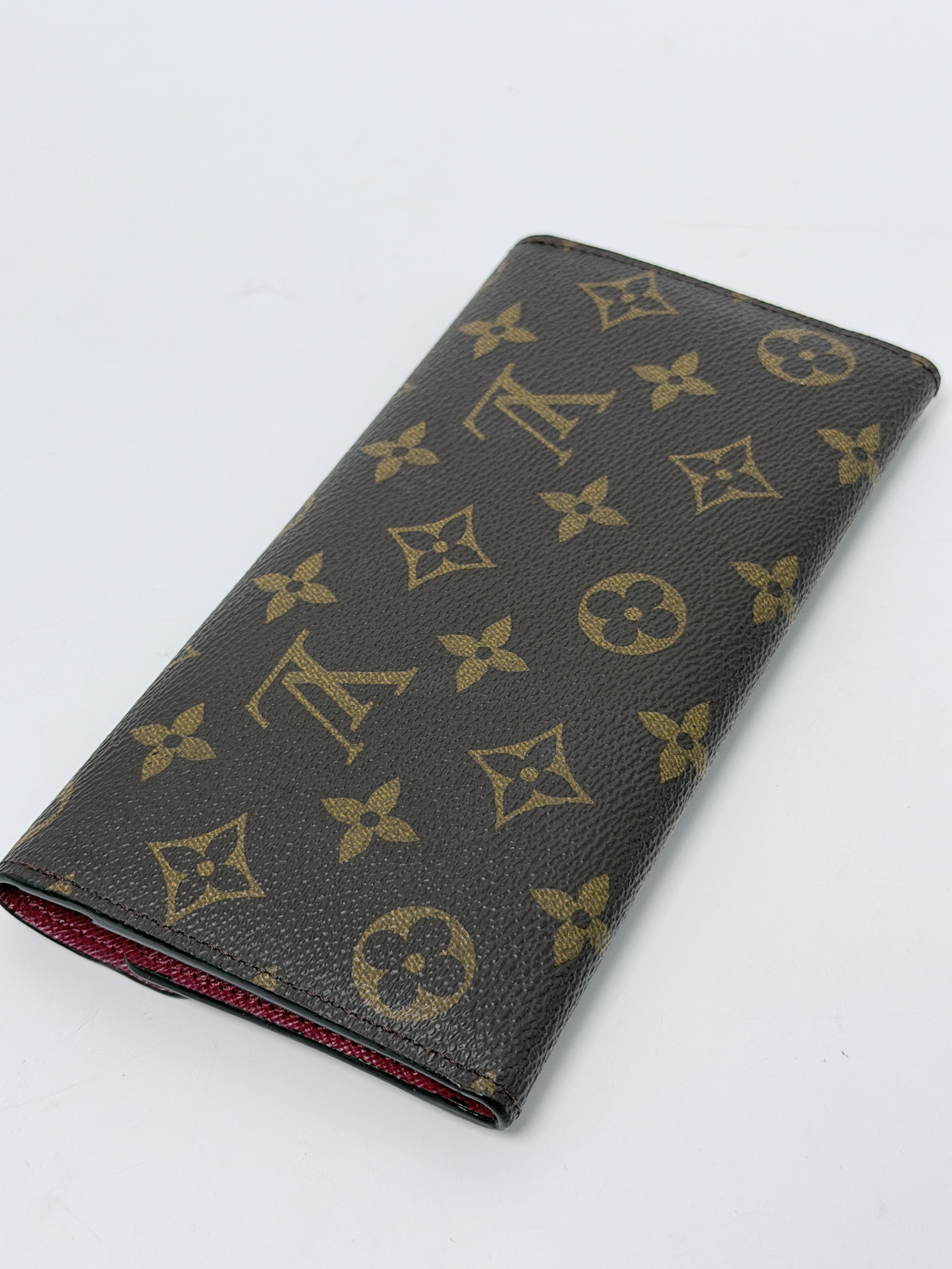 Monogram Josephine Long Wallet Fuchsia Pink 2in1 JD1187LV