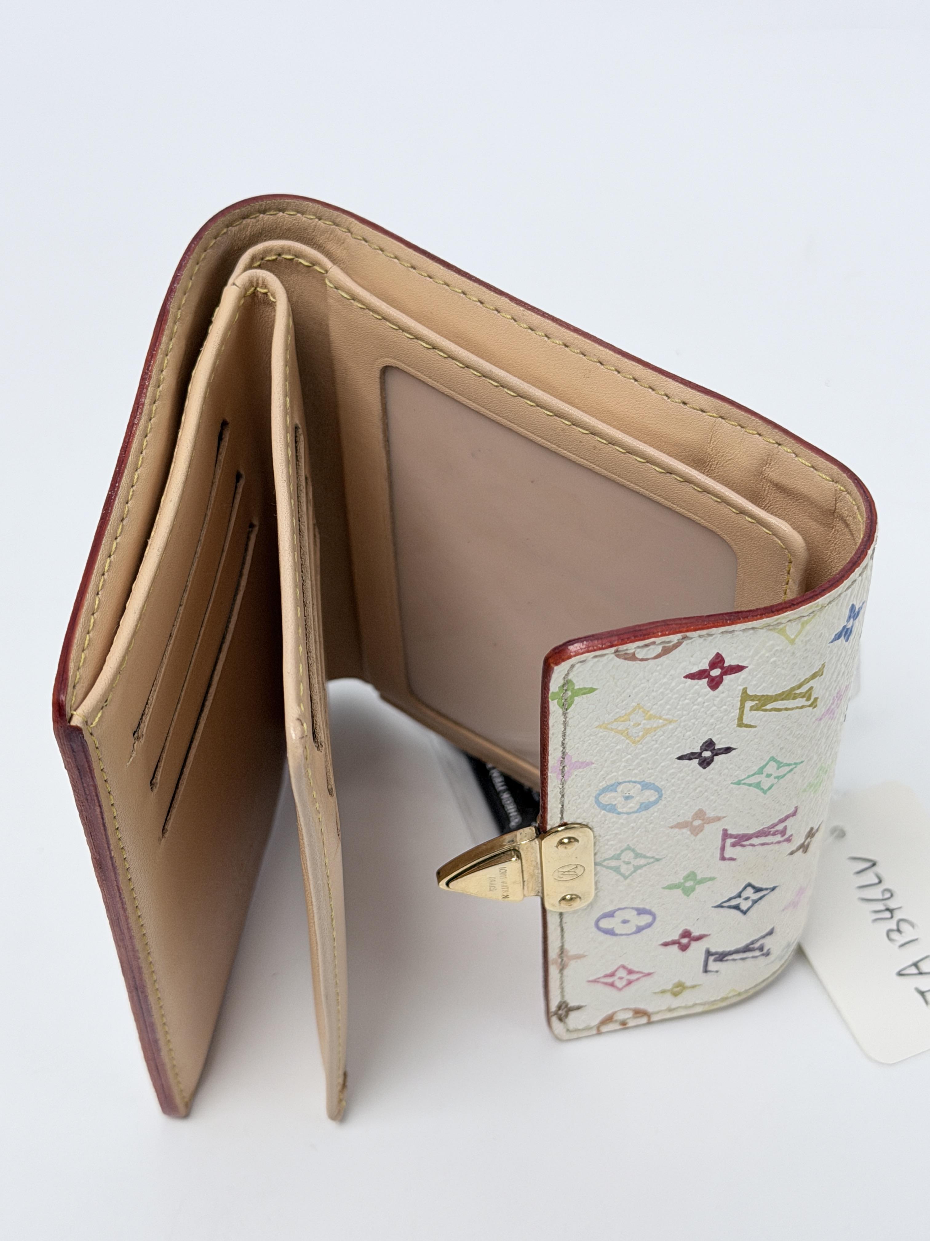 Monogram Multicore Eugenie Wallet White JA1346LV