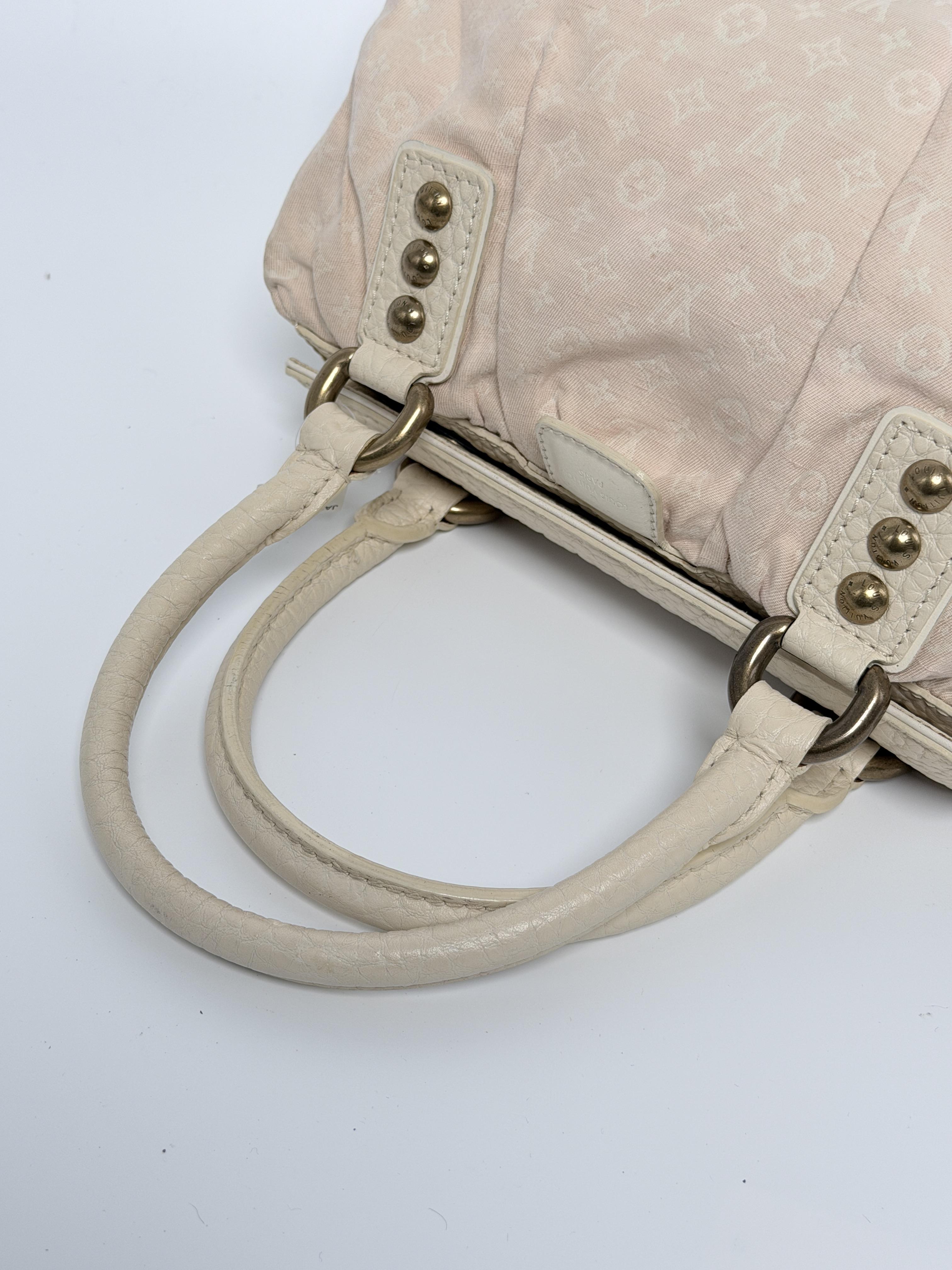 Monogram Mini Lin Lin Trapeze PM Shoulder Bag Authentic JA339LV