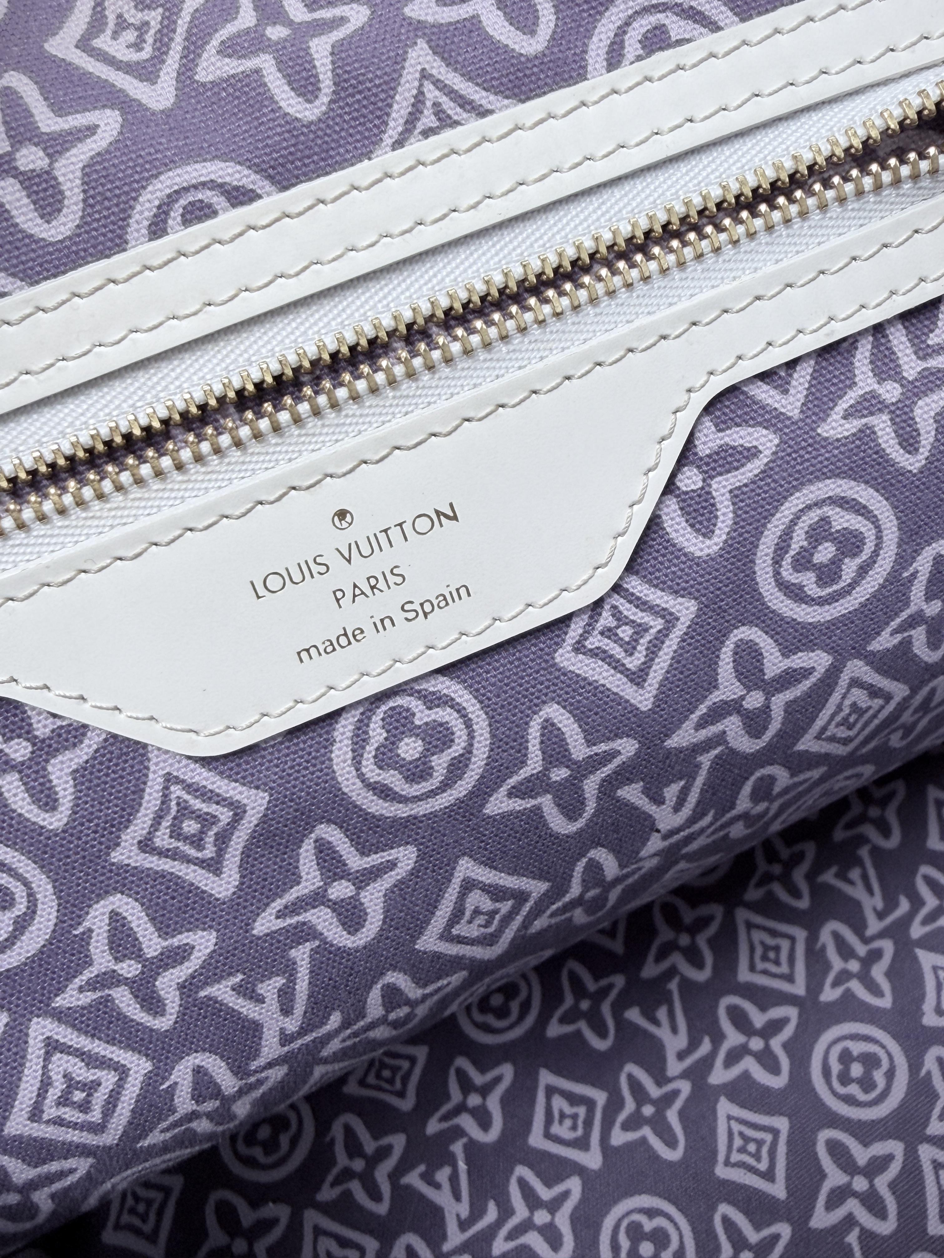 2008 Limited Edition Lilac Tahitienne Cabas PM Tote Bag JD1556LV