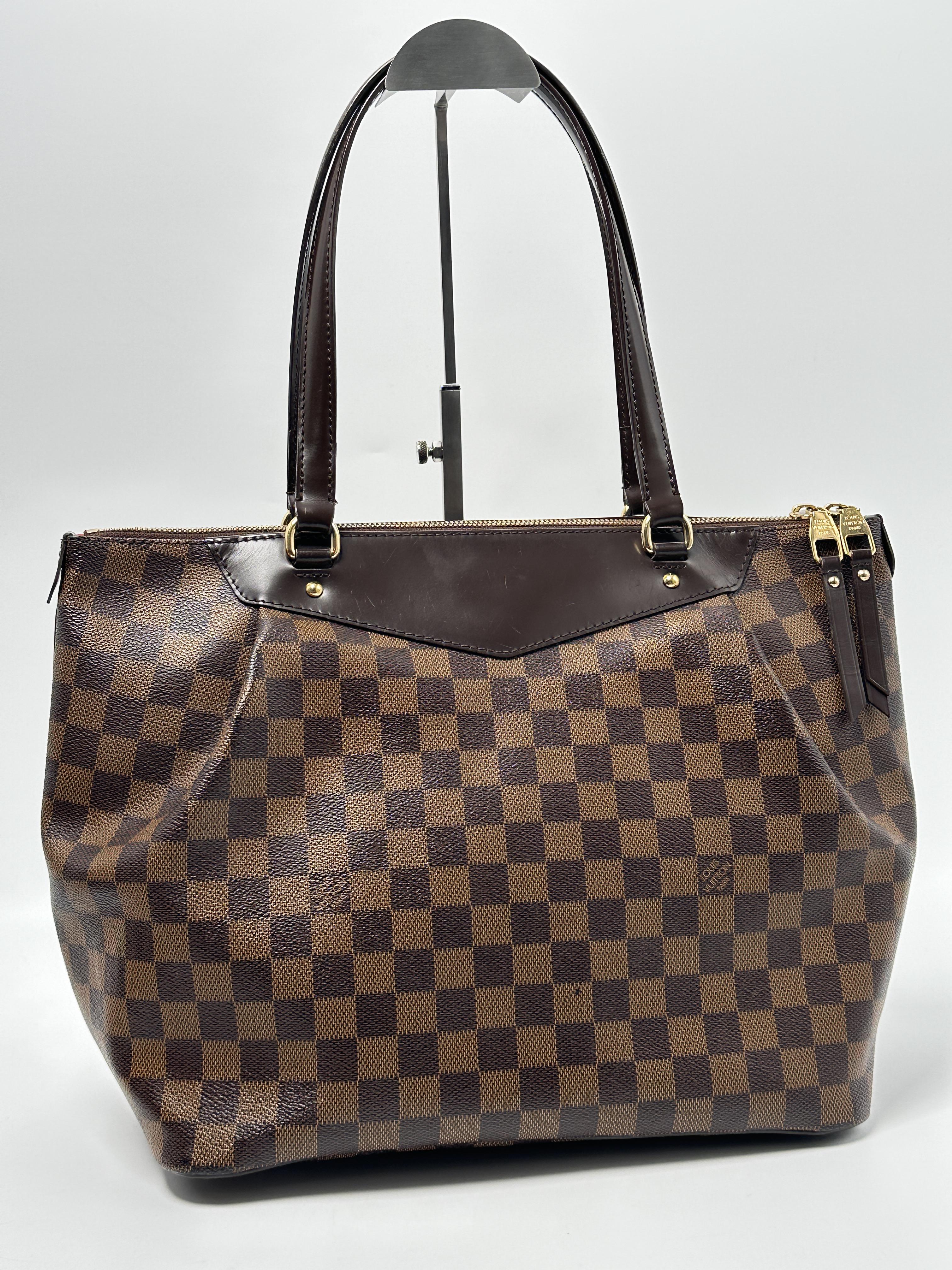 Damier Ebene Westminster GM Tote Bag Shoulder Handbag JE376LV