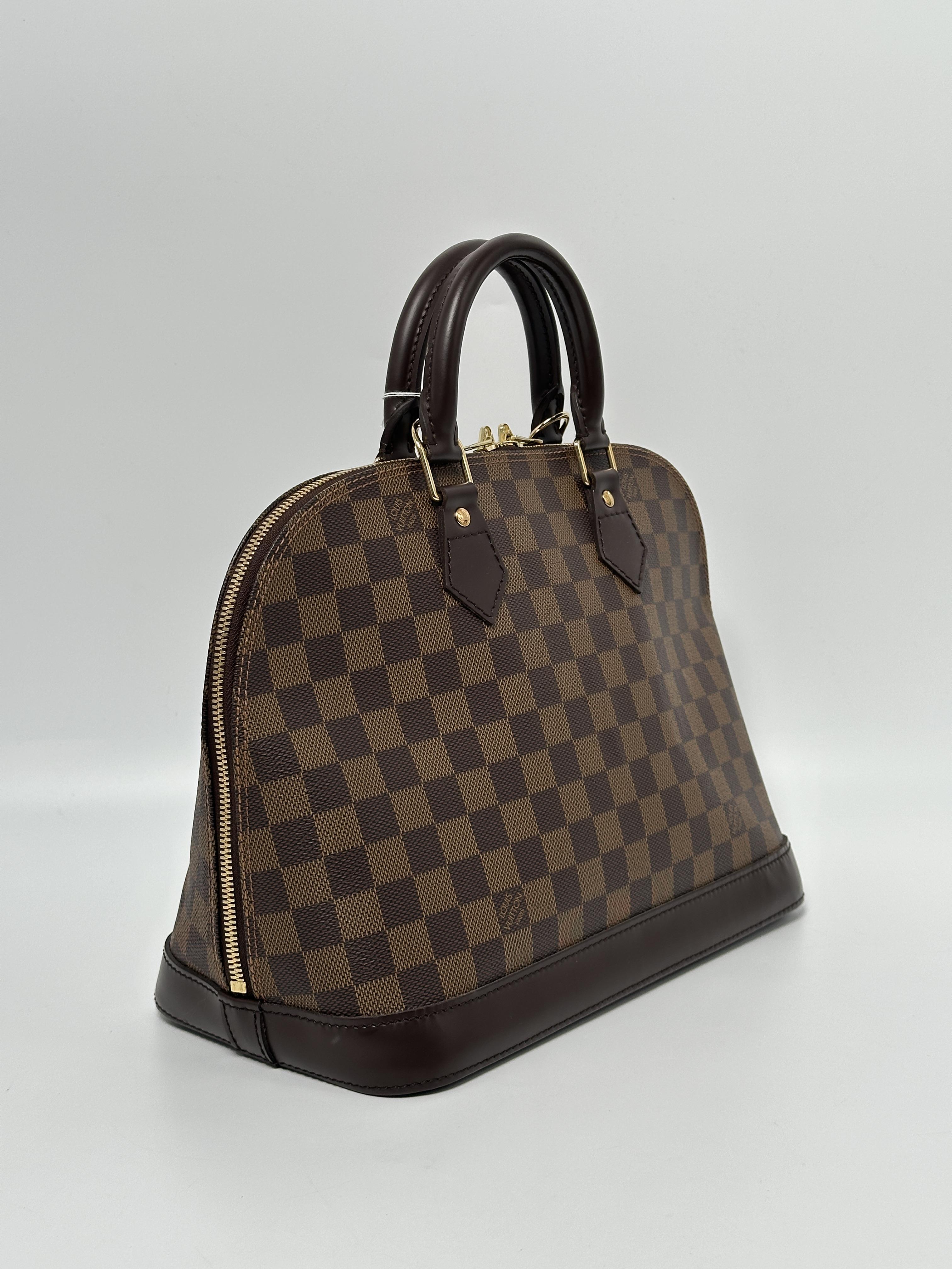 Damier Ebene Alma PM Top Handle Bag JE1061LV